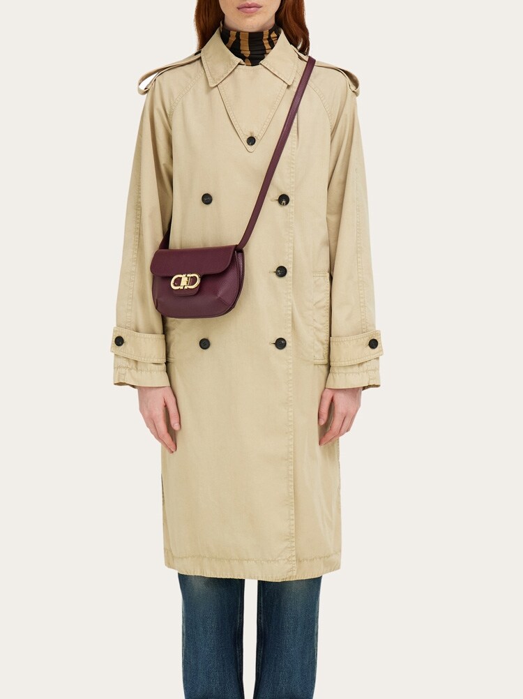 Mini bag double Gancini Gallery image 8