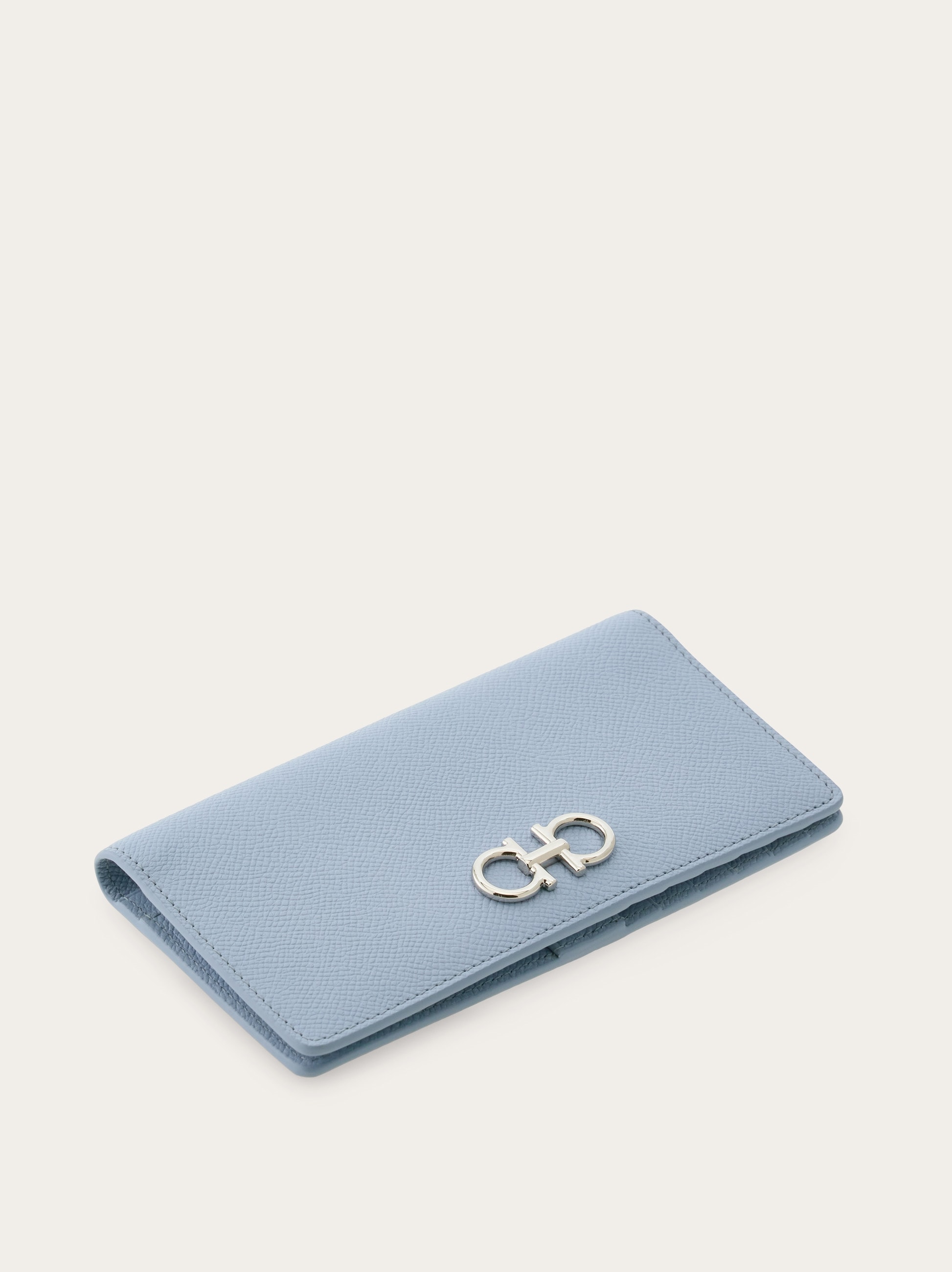 小物 FERRAGAMO Gancini silver wallet chain Gancini continental wallet - Women | Ferragamo