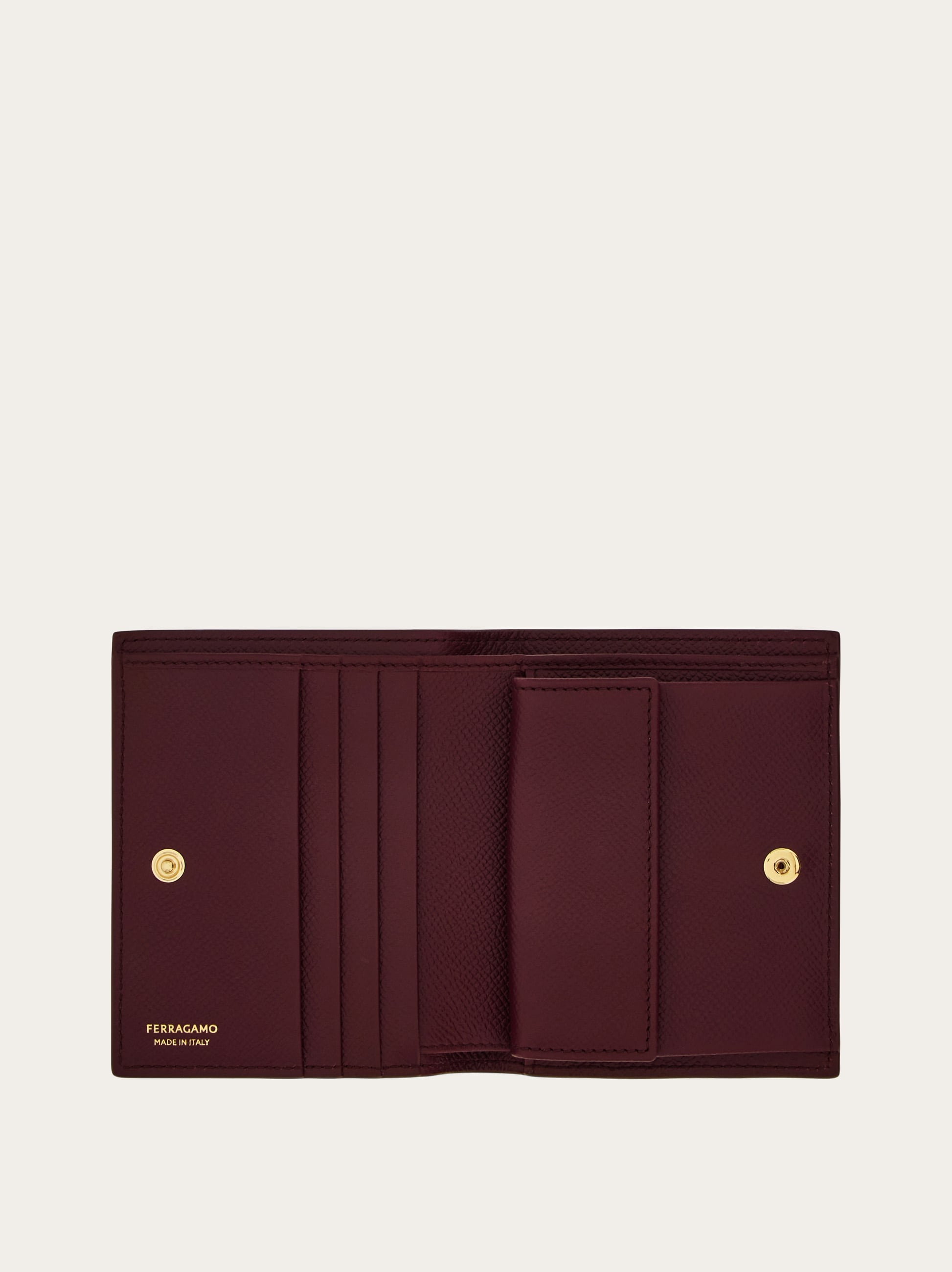 Gancini compact wallet - Women | Ferragamo