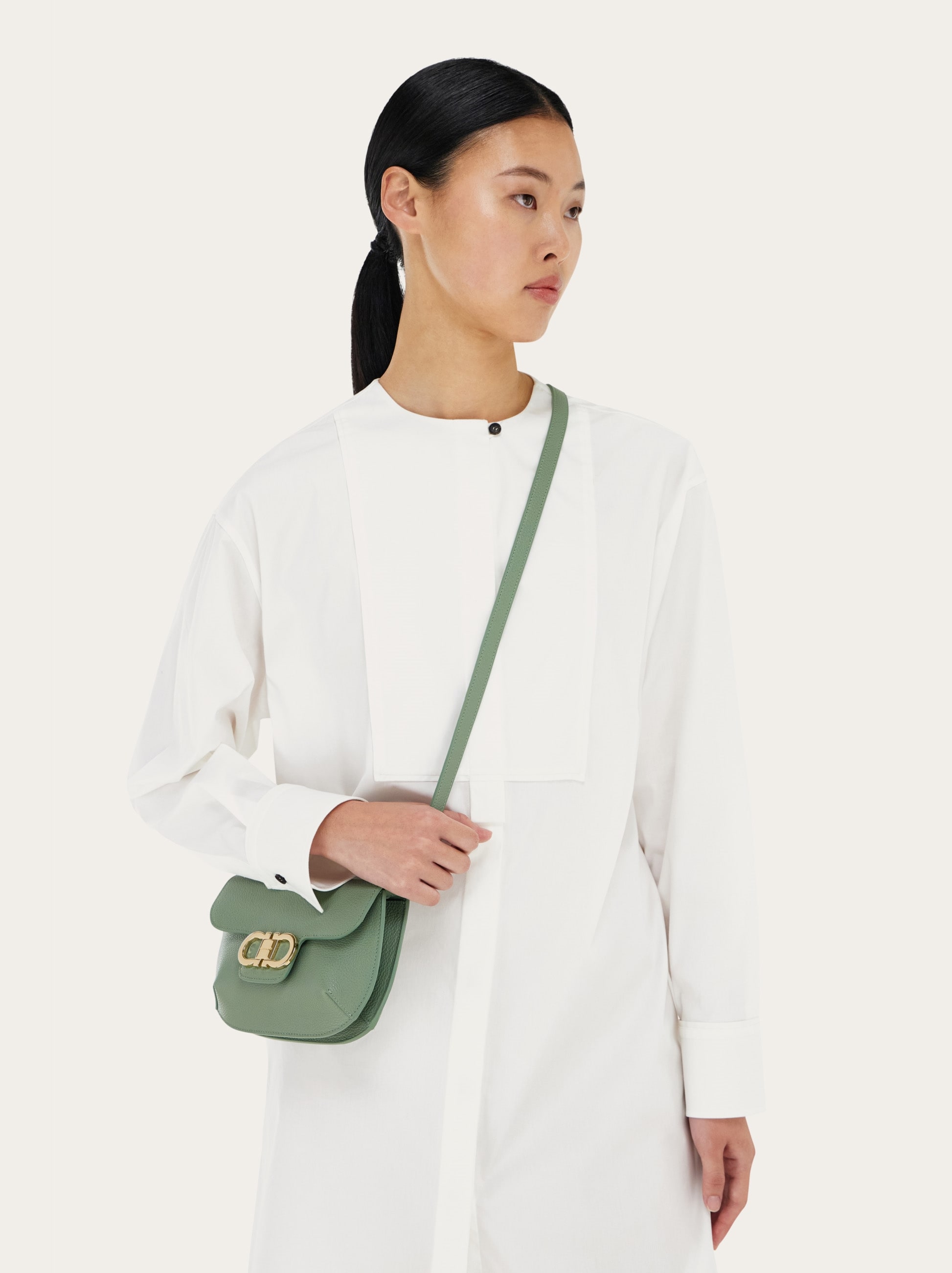 Double Gancini mini bag - Women | Ferragamo