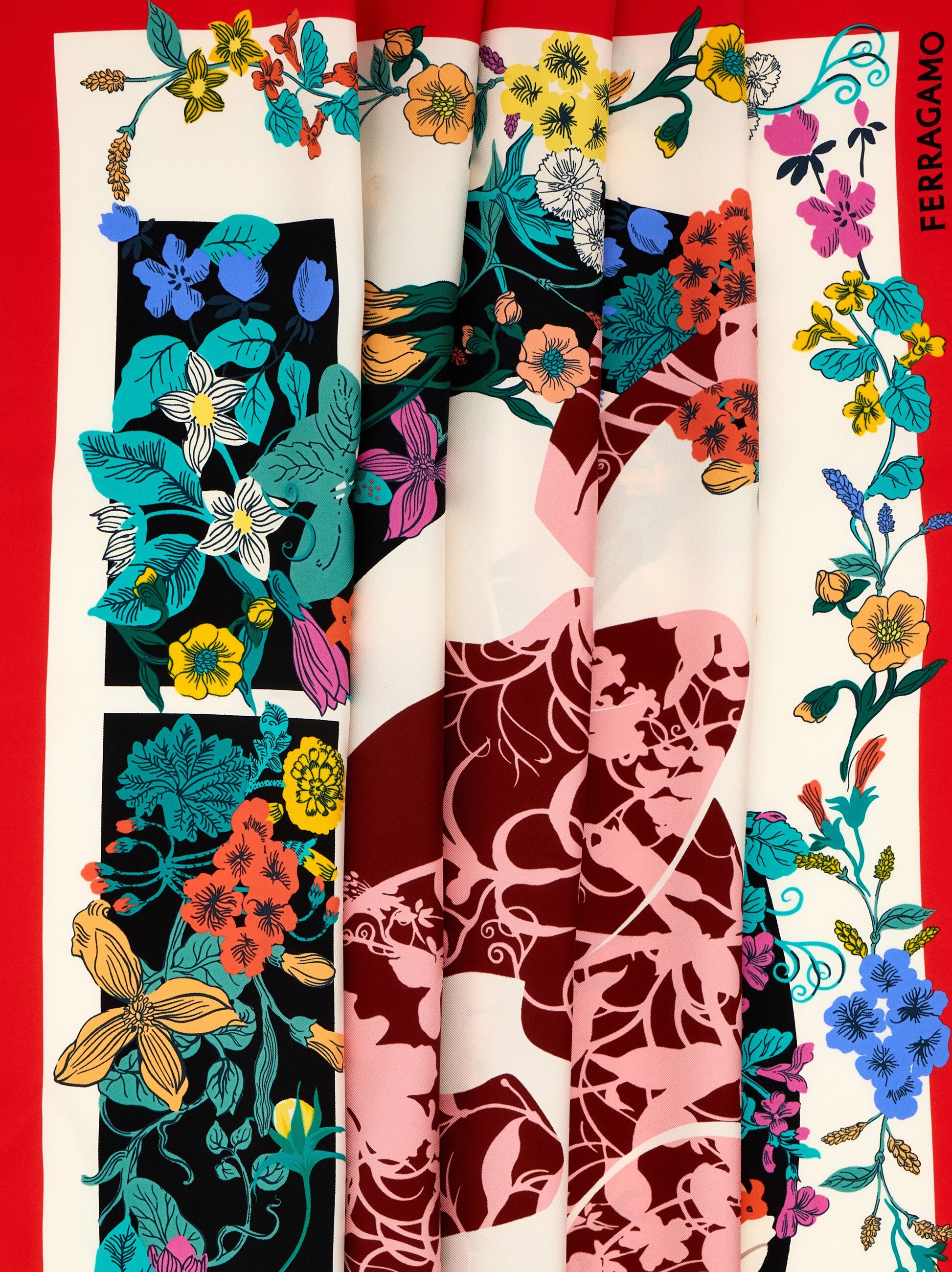 Pegasus print silk scarf - Women | Ferragamo
