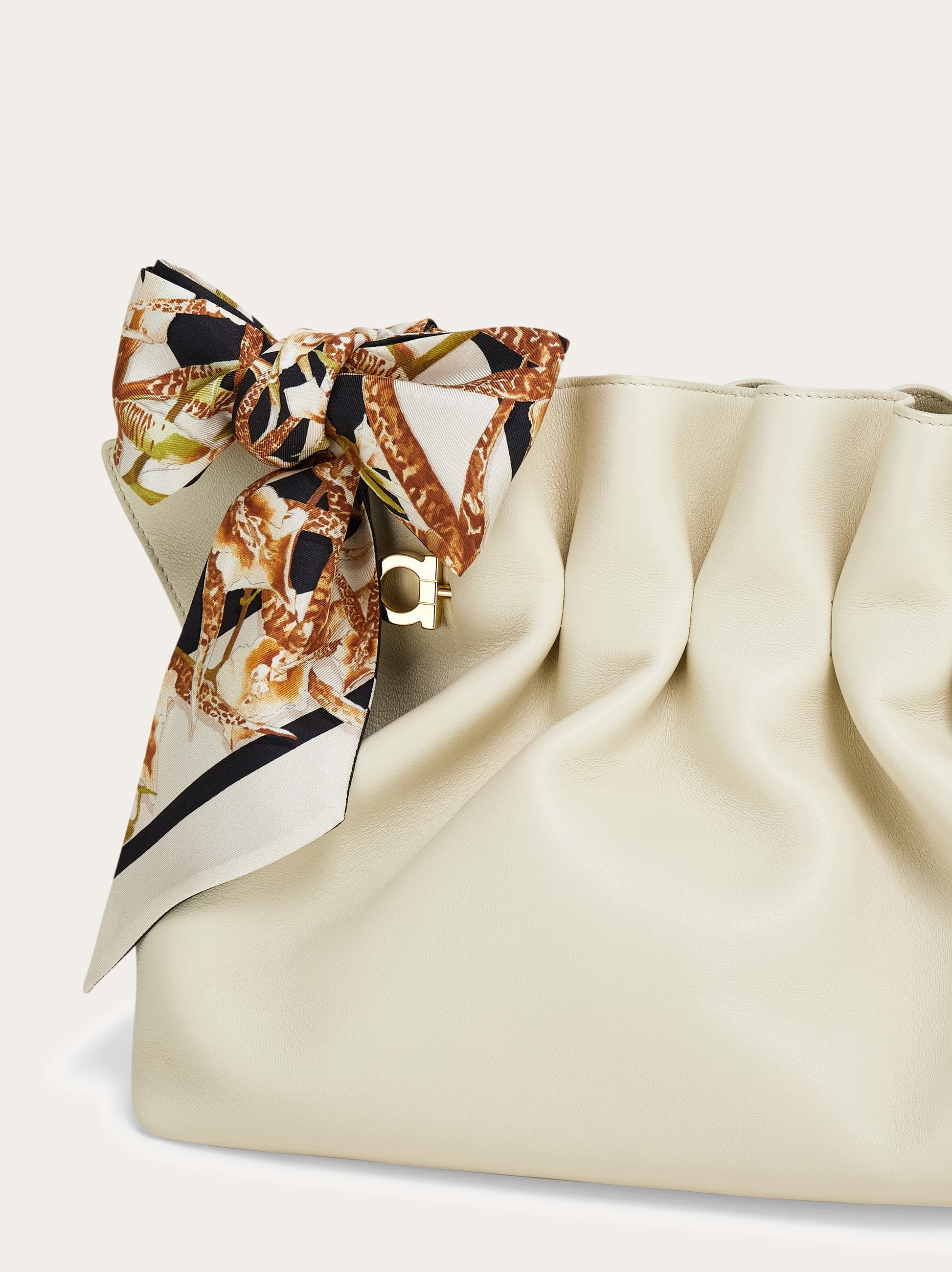 Floral bloom print silk mini bandeau - Women | Ferragamo