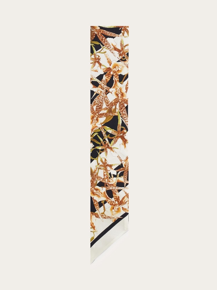 Gaia print silk bandeau Gallery image 2