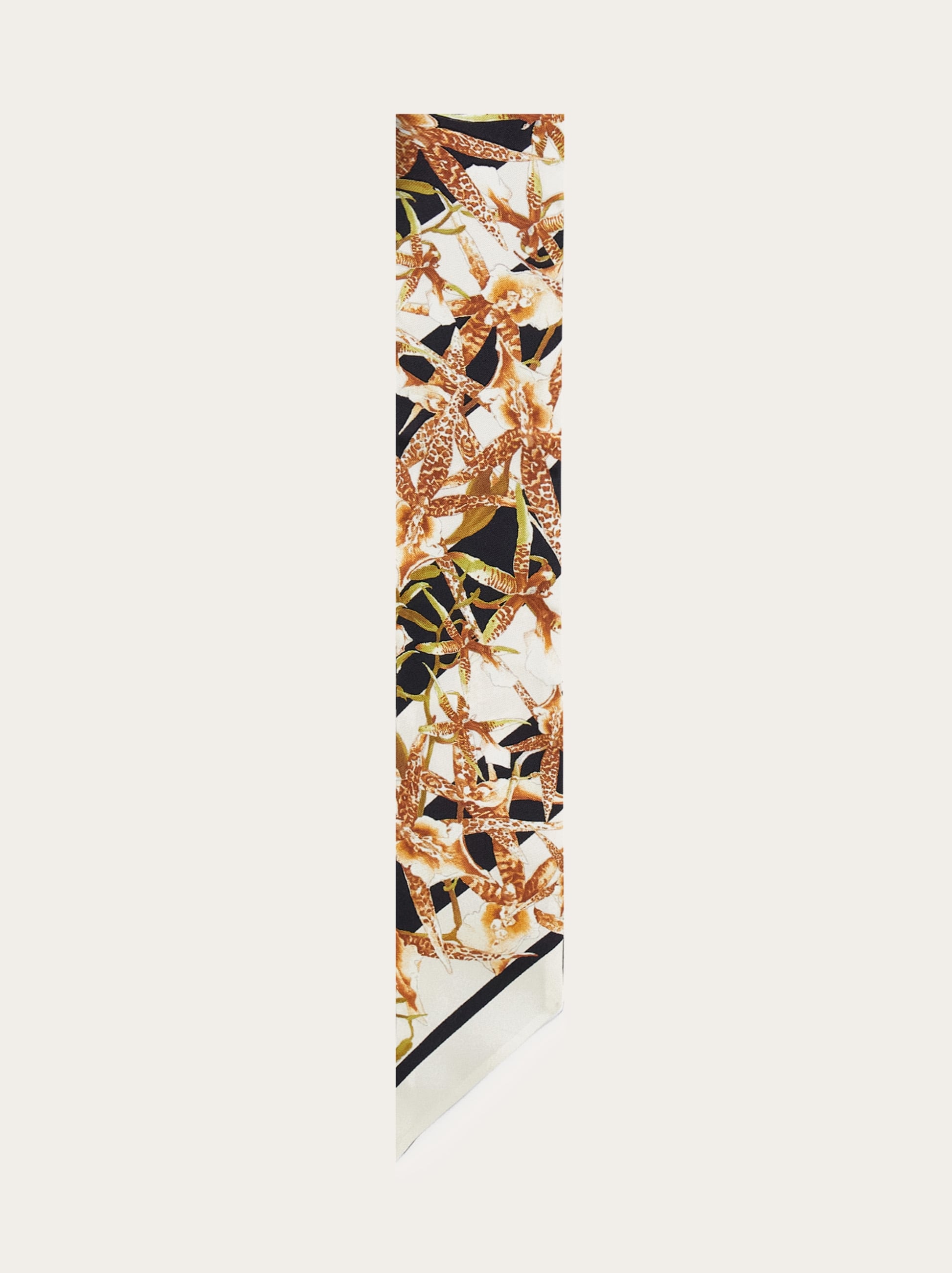 Floral bloom print silk mini bandeau - Women | Ferragamo