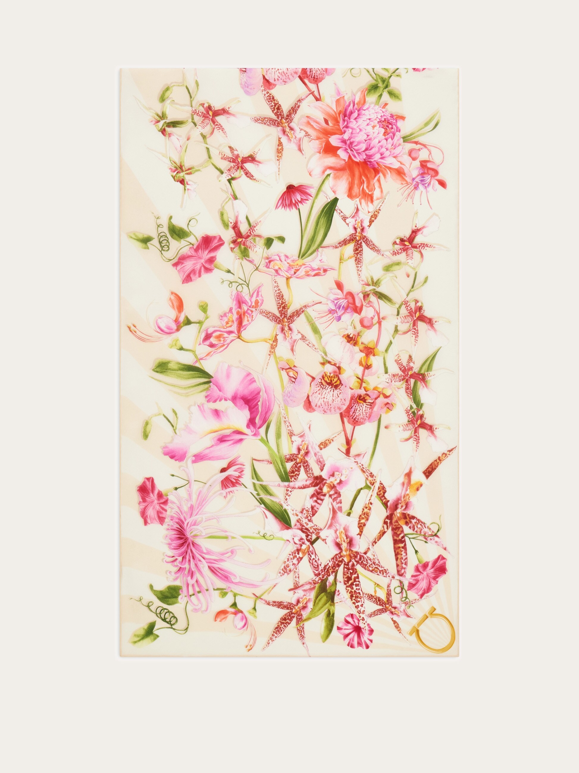 Floral bloom print silk scarf - Women | Ferragamo