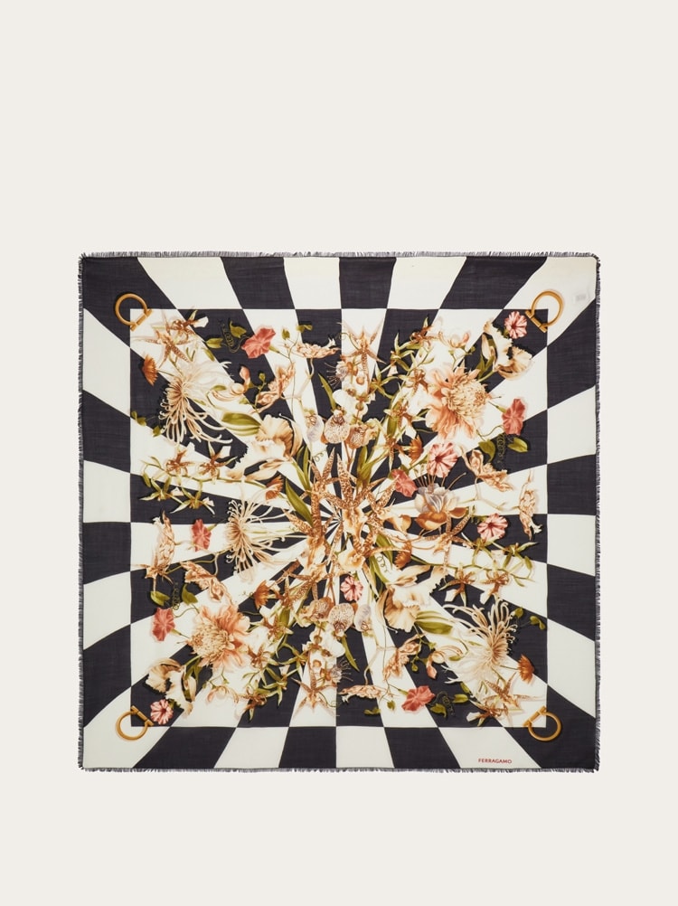 マフラー・ストール・ショール・ポンチョ｜フェラガモ