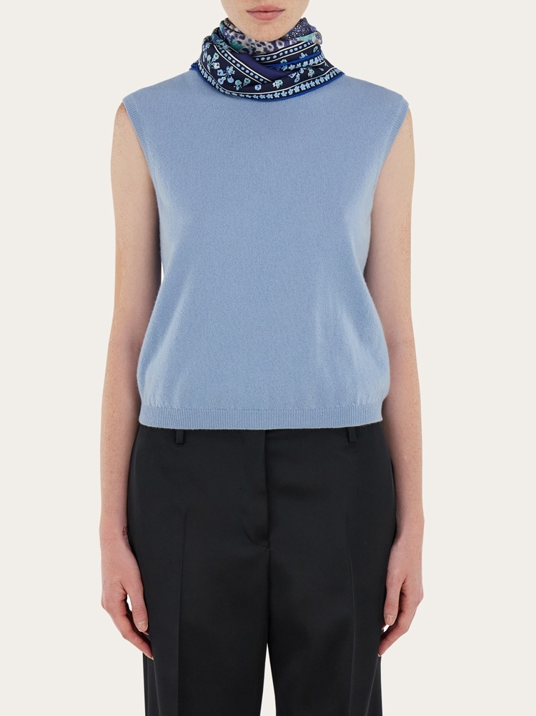 Palazzo print silk scarf Gallery image 2