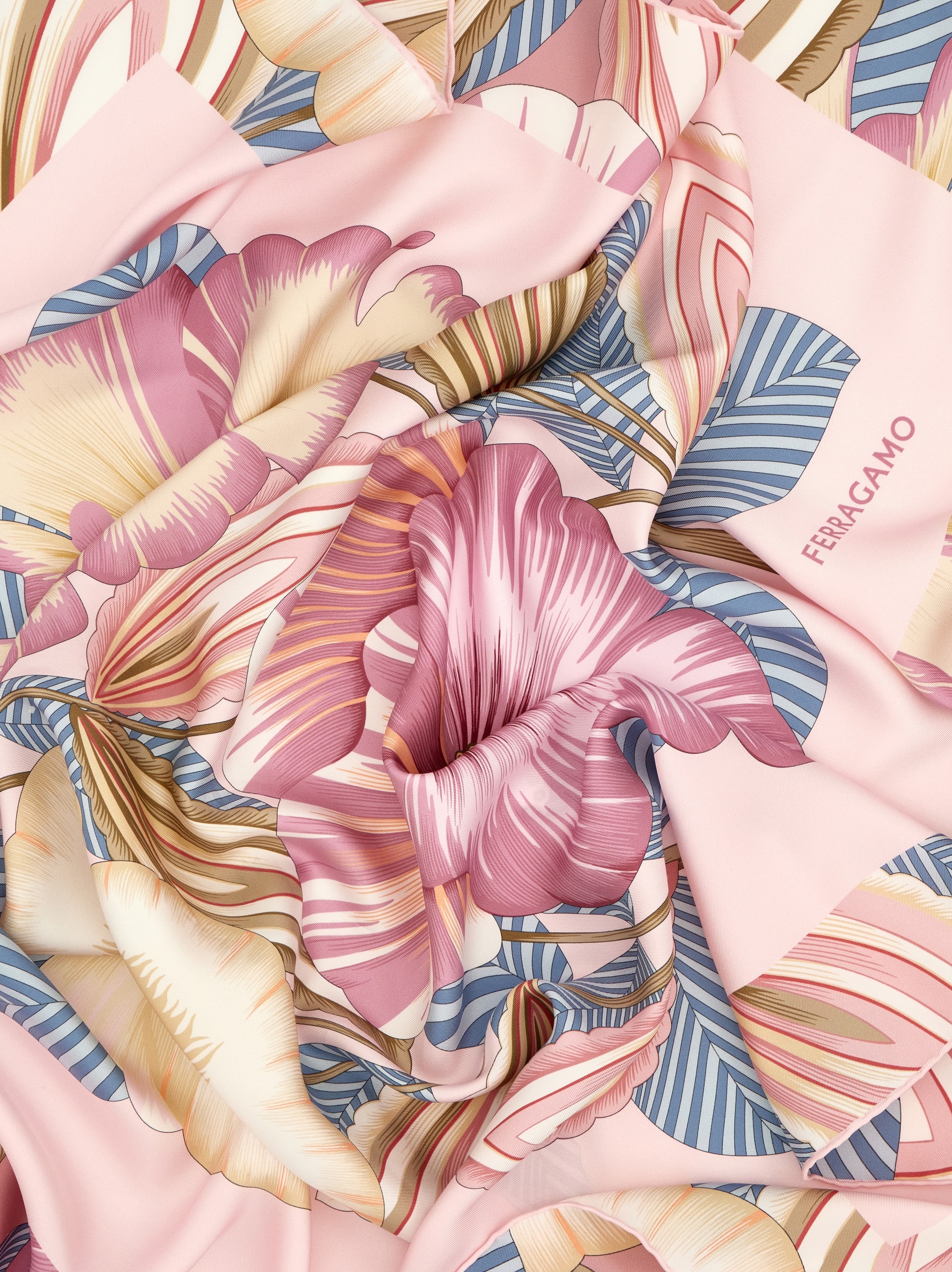 Brezza print silk scarf - Women | Ferragamo