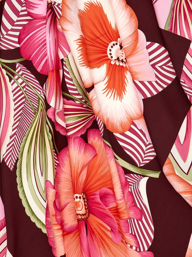 Brezza print silk scarf Gallery image 2