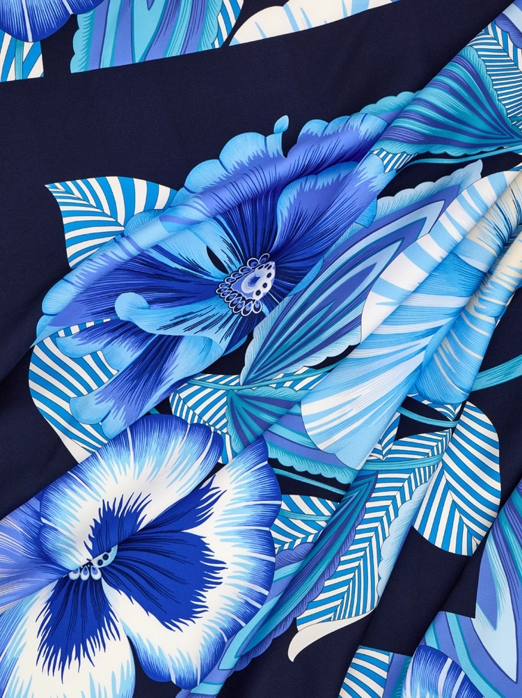 Brezza print silk scarf Gallery image 2
