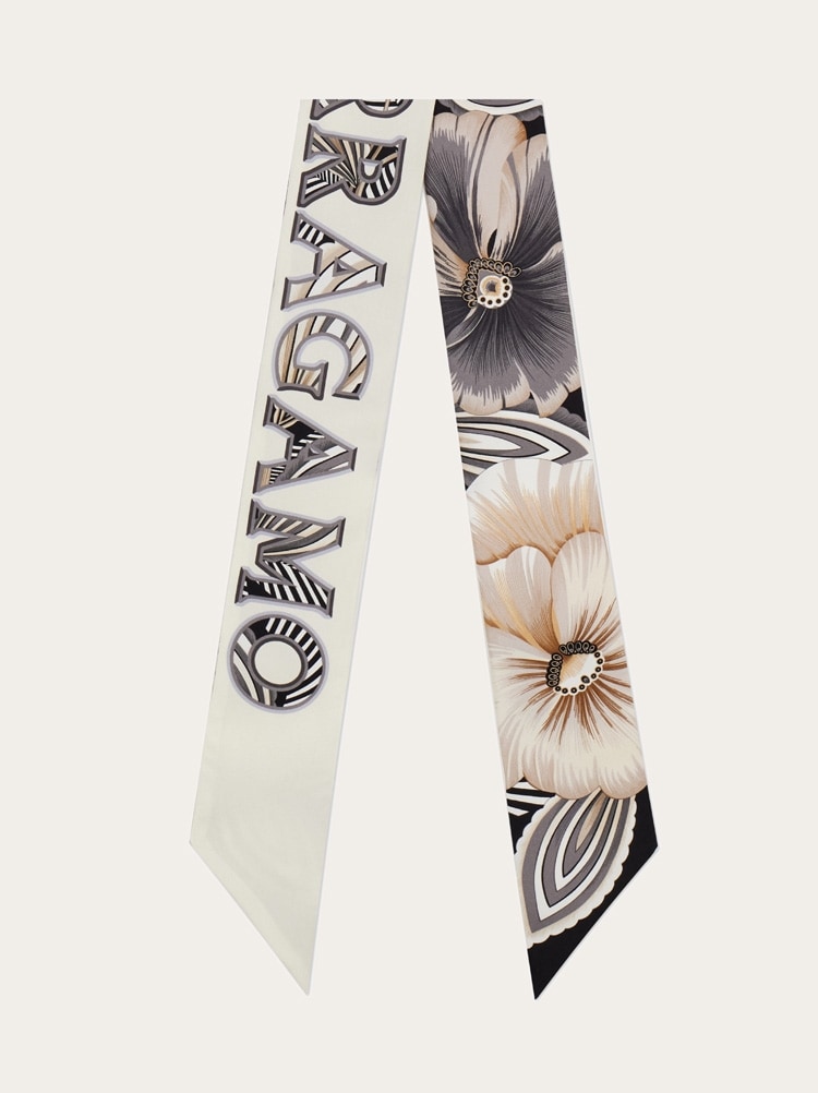 Brezza print silk bandeau Gallery image 1