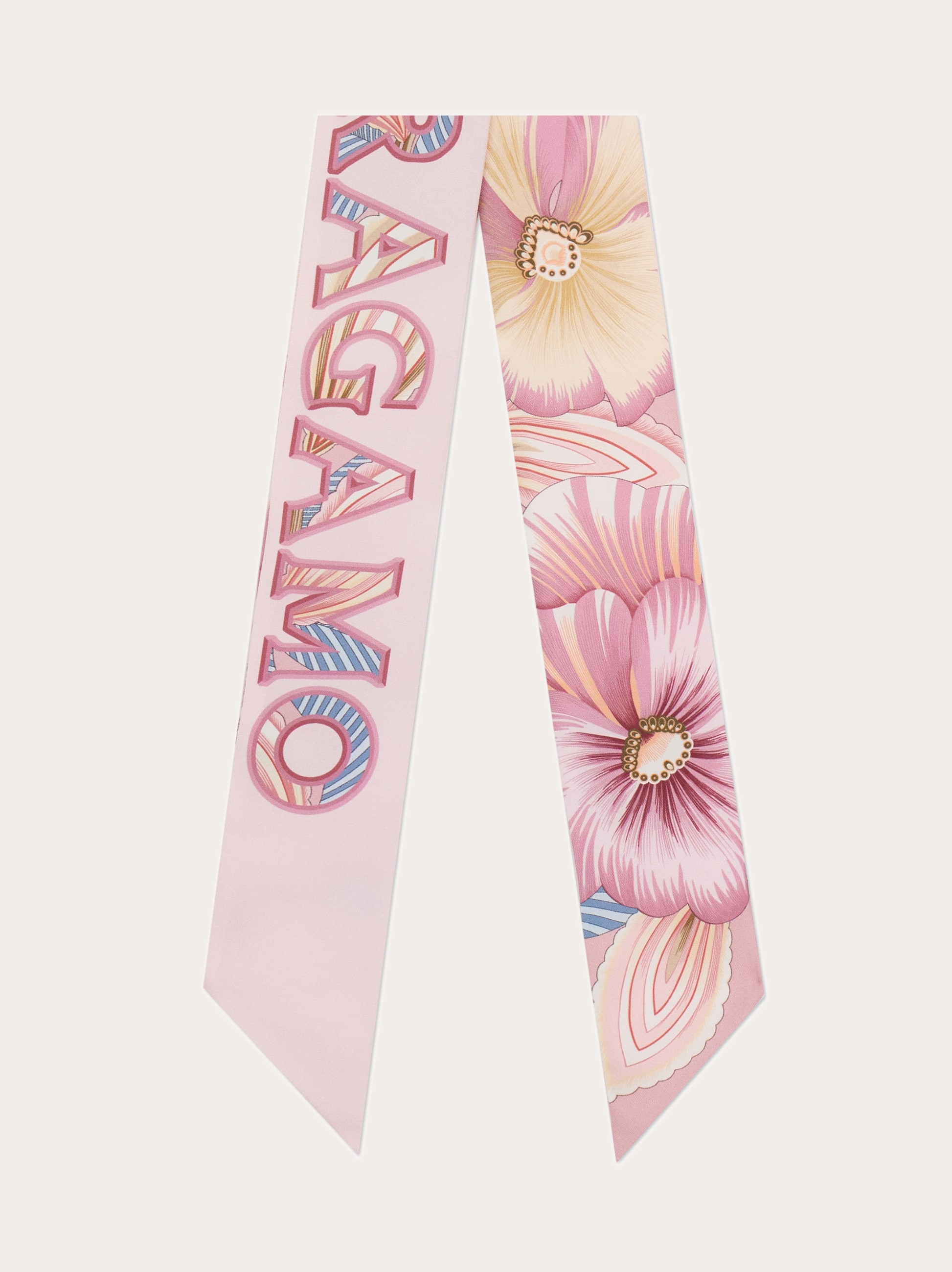 Brezza print silk mini bandeau - Women | Ferragamo