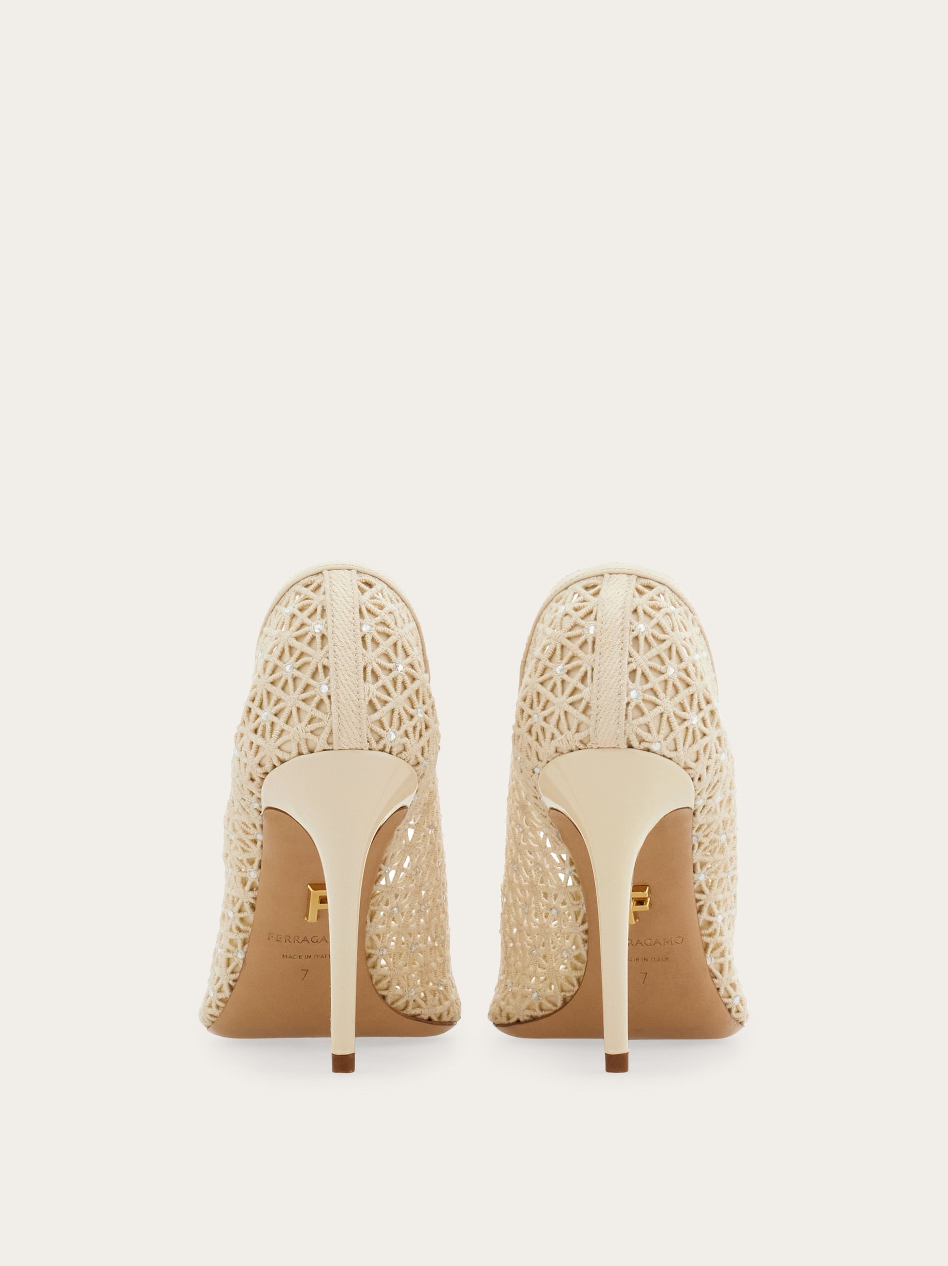 Macramé pump - Women | Ferragamo