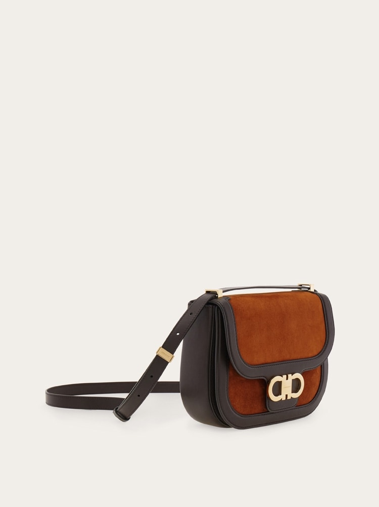 Sac à bandoulière double Gancini (XS) Gallery image 7