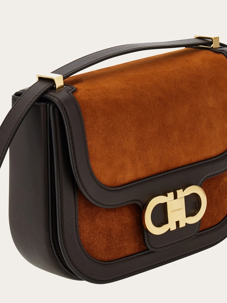 Sac à bandoulière double Gancini (XS) Gallery image 8