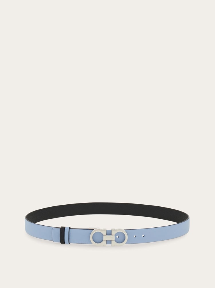 Reversible and adjustable Gancini belt Gallery image 3