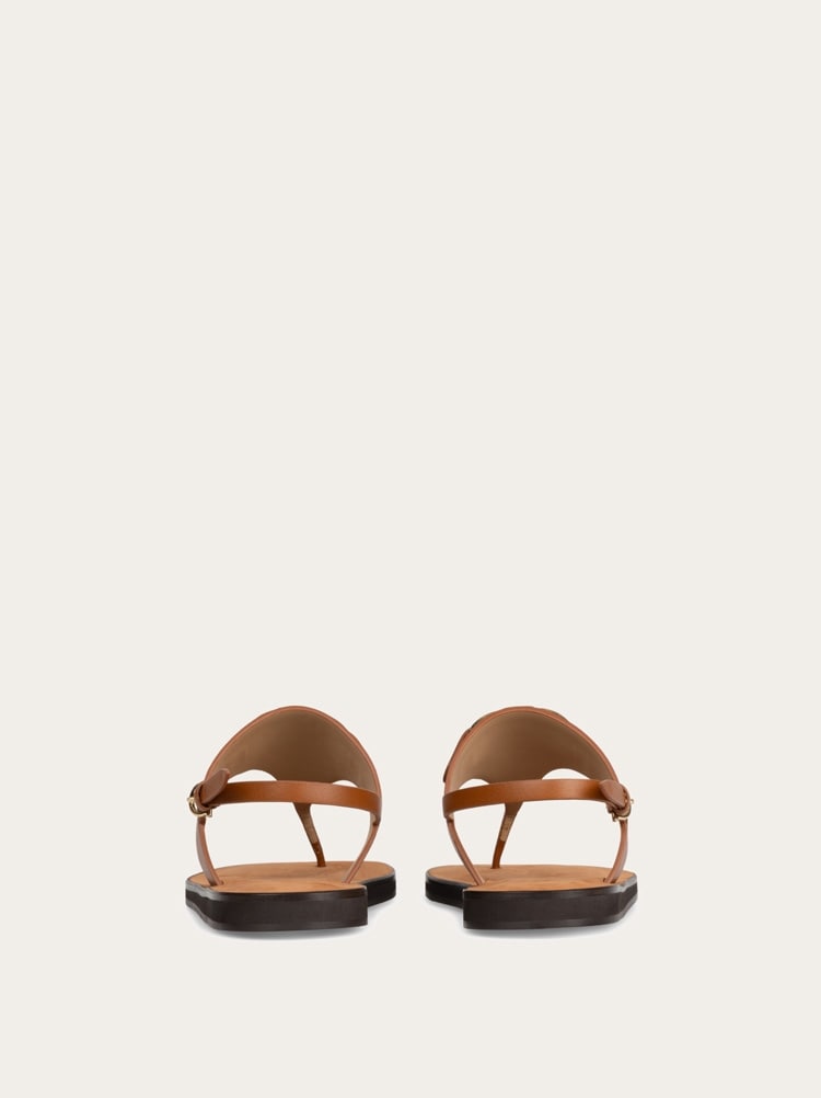 Gancini flat sandal Gallery image 4