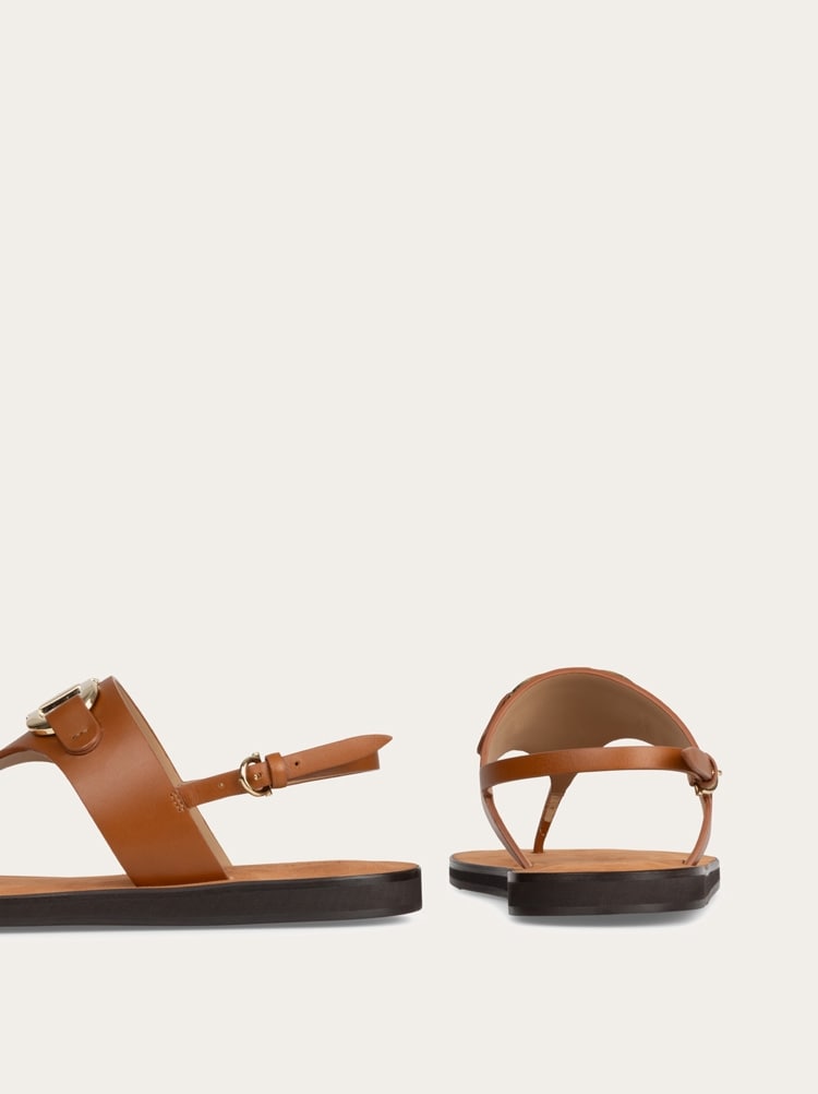 Gancini flat sandal Gallery image 6