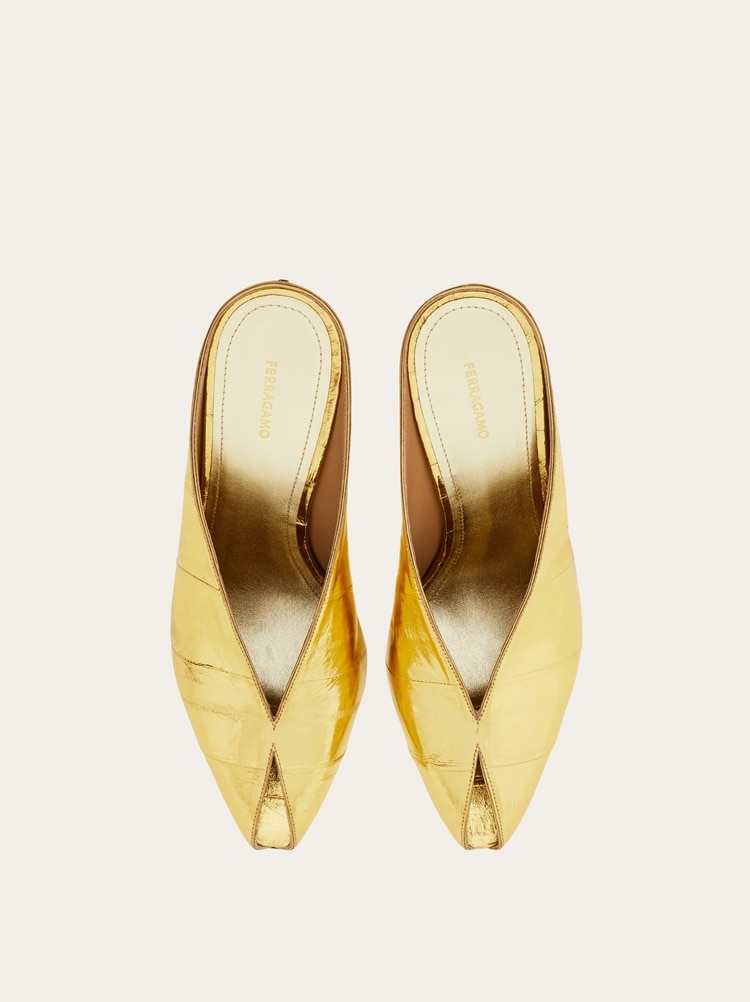 Mules con cuña Gallery image 3