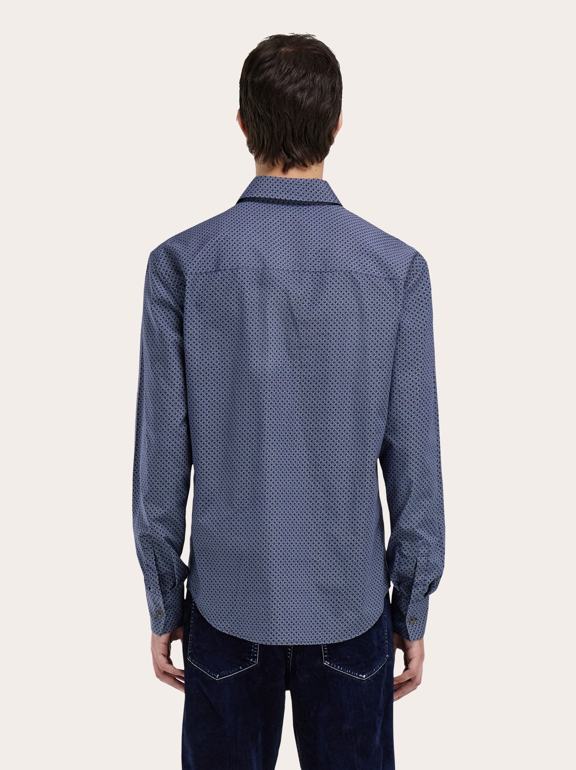 salvatore ferragamo dress shirts Ferragamo Monogram shirt - Men