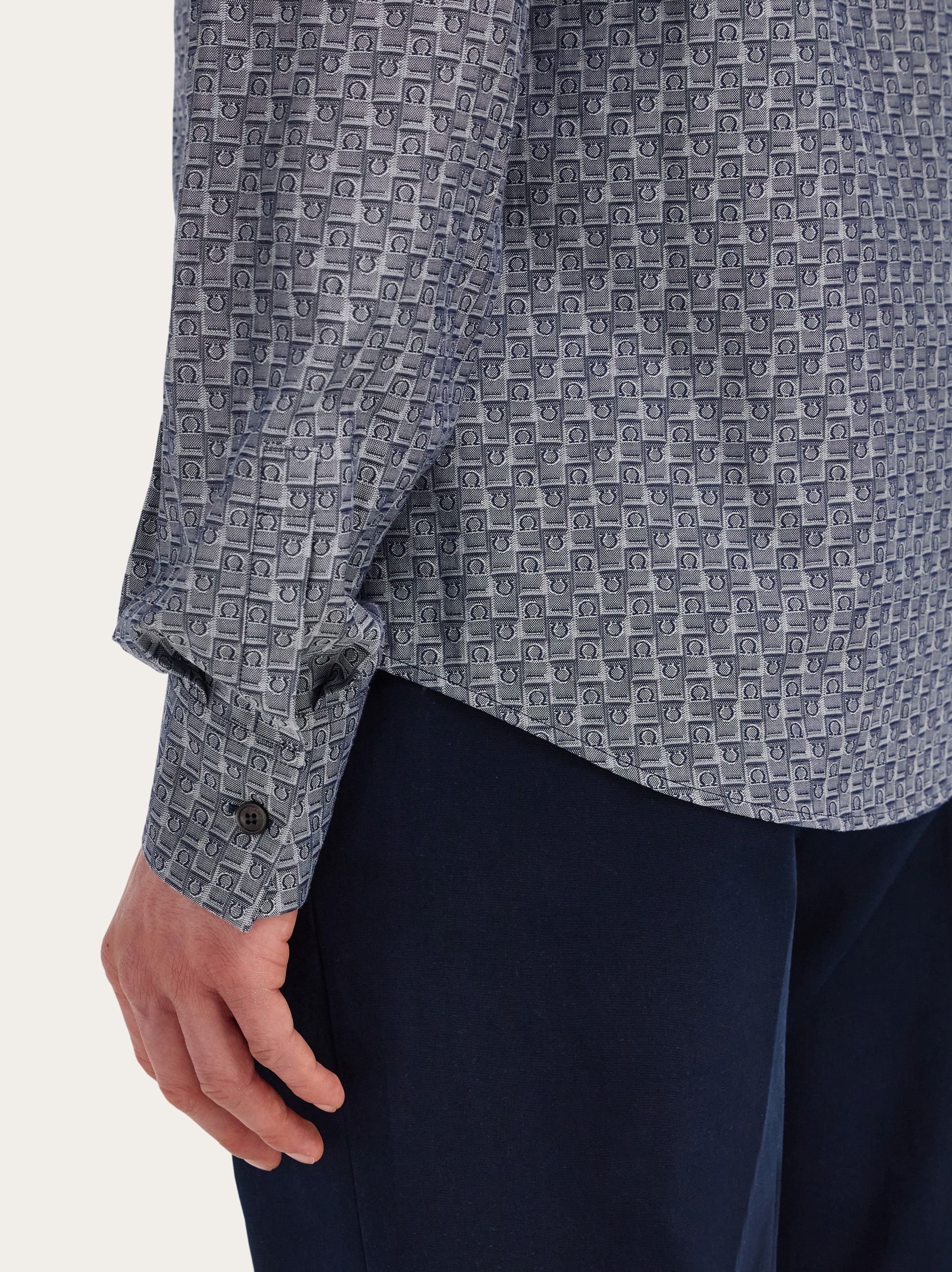 Ferragamo Monogram shirt - Men | Ferragamo Ferragamo Monogram shirt - Men | Ferragamo
