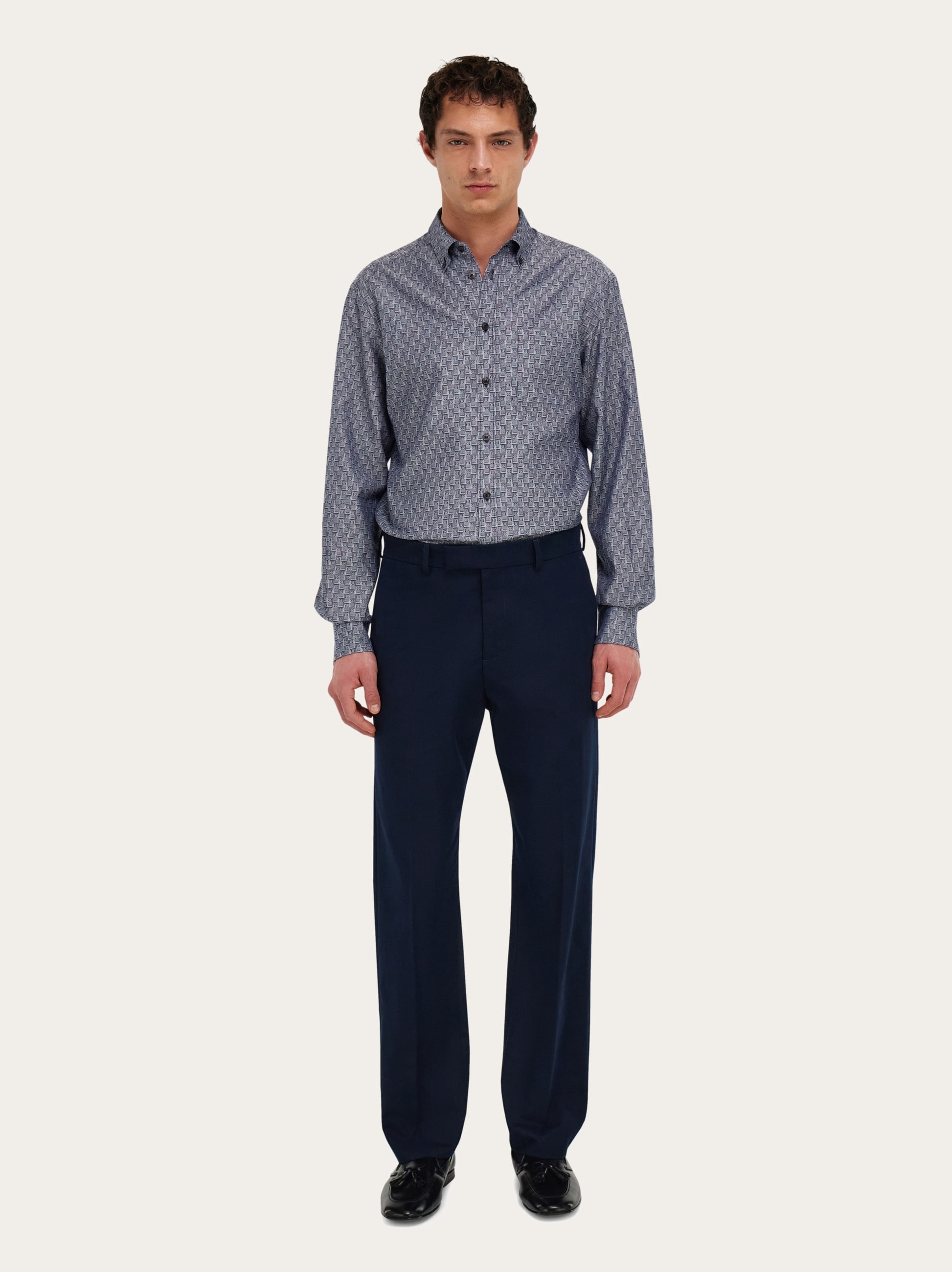 Ferragamo Monogram shirt - Men | Ferragamo