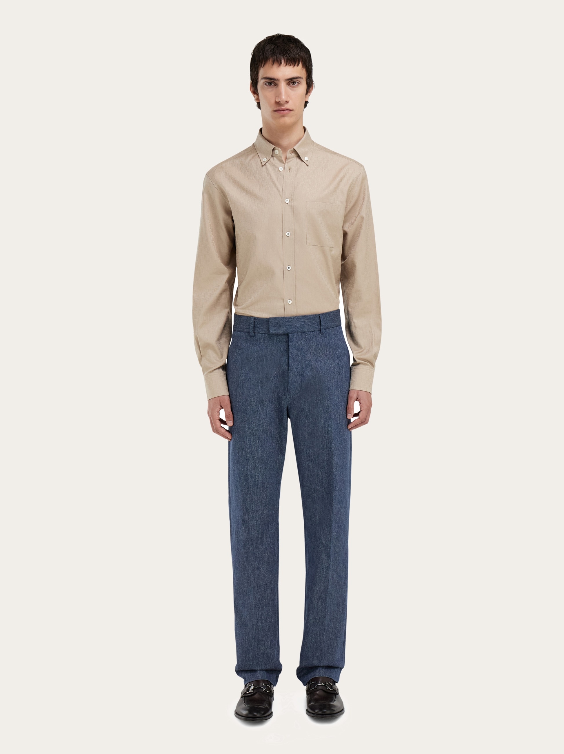 Ferragamo Monogram shirt - Men | Ferragamo