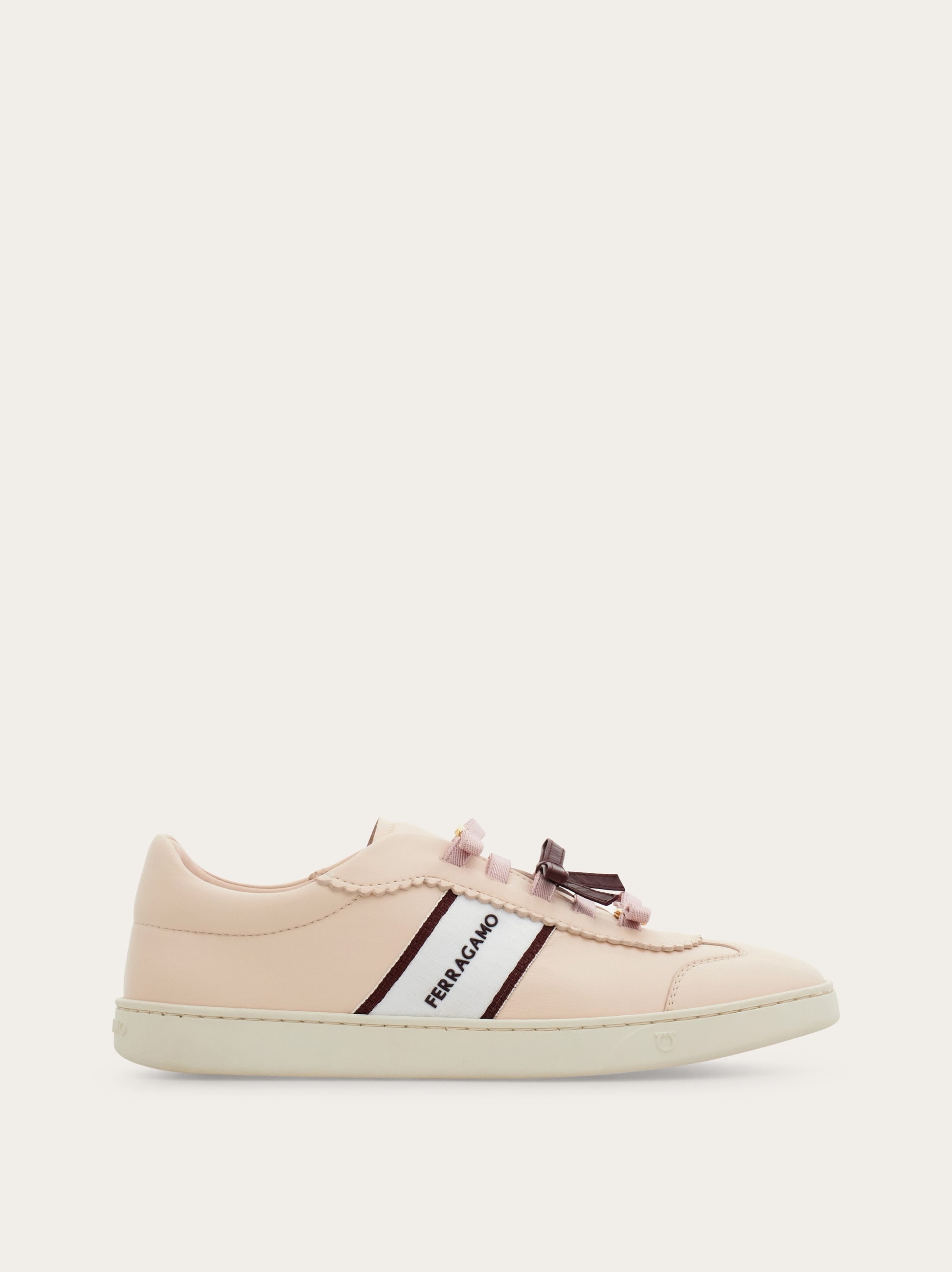 Sneaker with mini bow detail - Women | Ferragamo