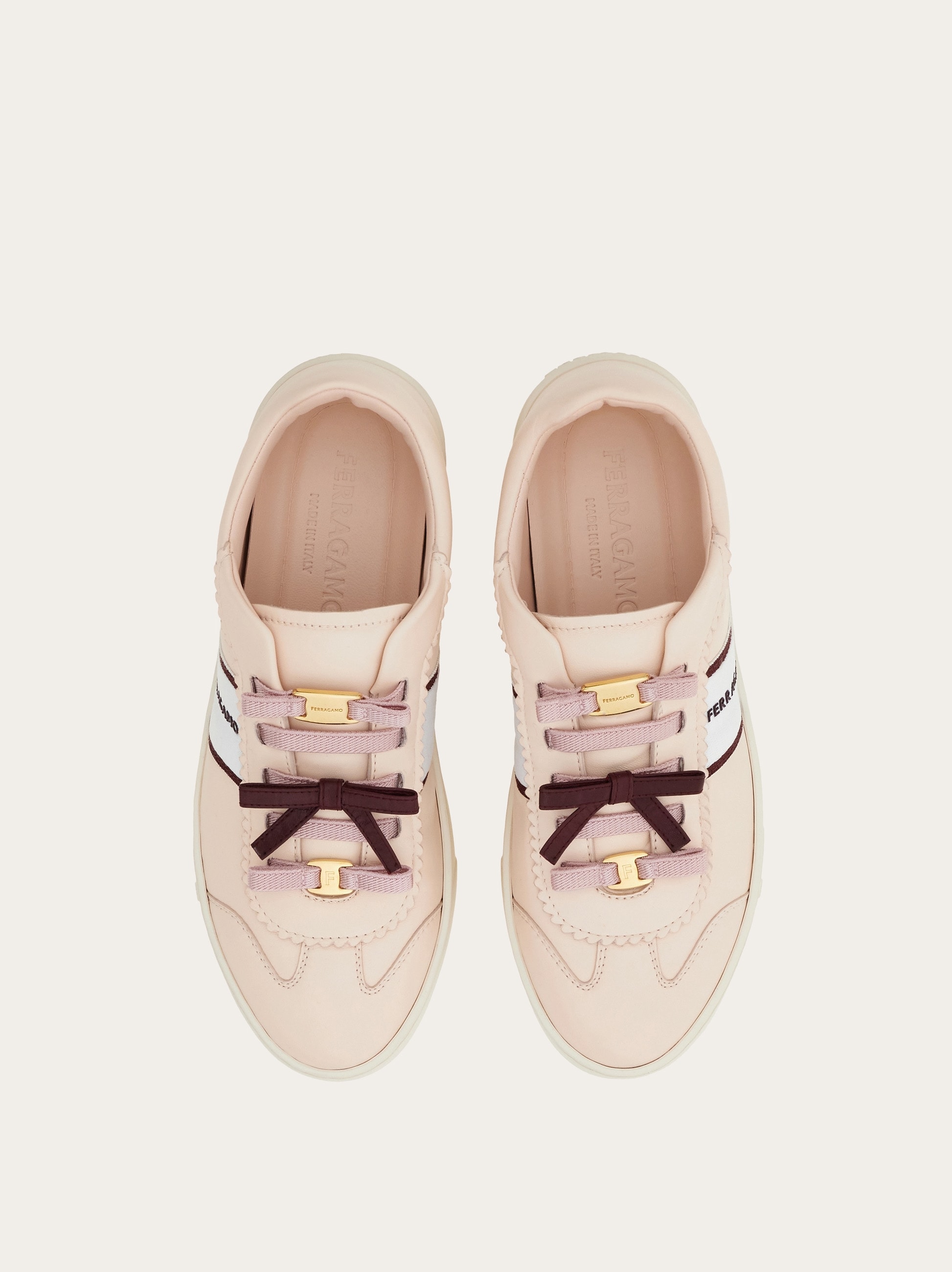 Sneaker with mini bow detail - Women | Ferragamo