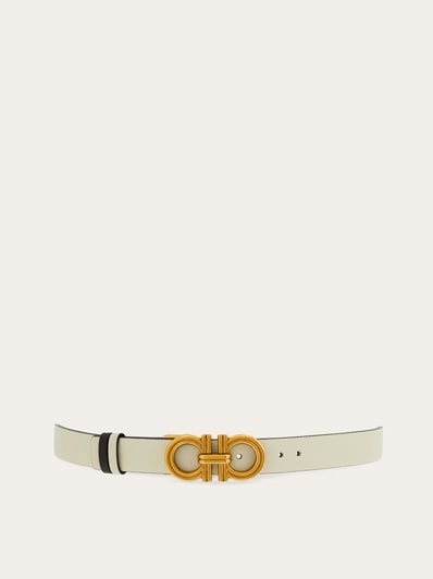Reversible and adjustable Gancini belt - Women | Ferragamo