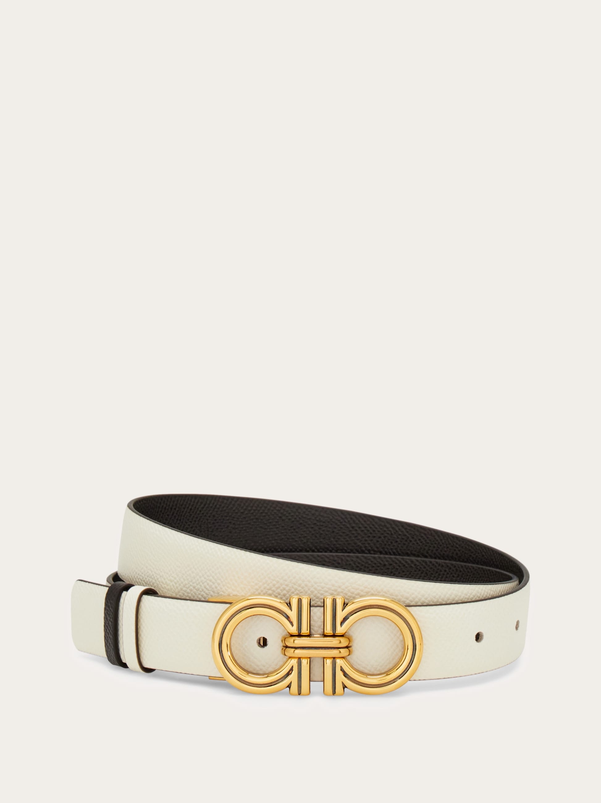 Reversible and adjustable Gancini belt - Women | Ferragamo