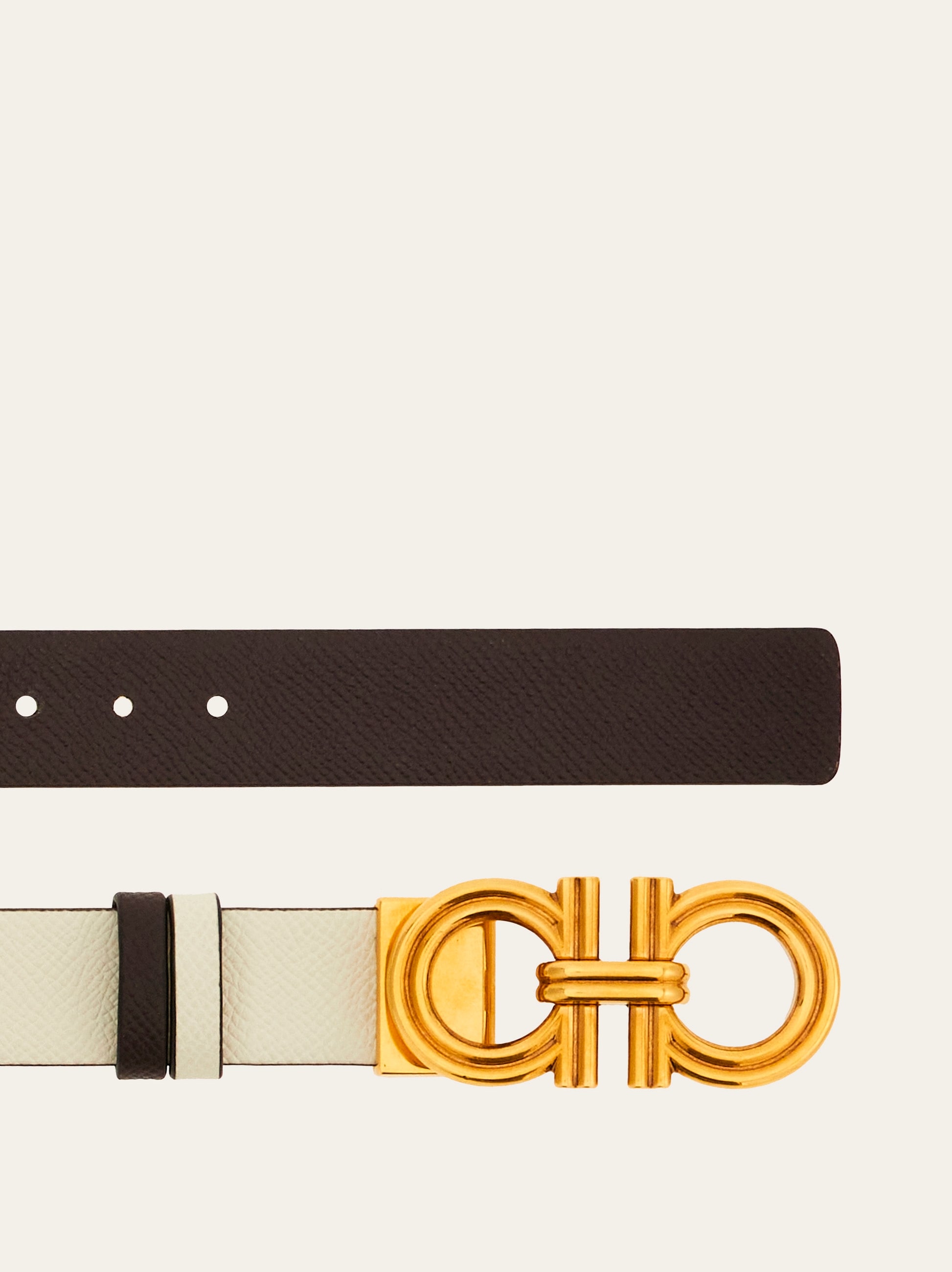 Reversible and adjustable Gancini belt - Women | Ferragamo