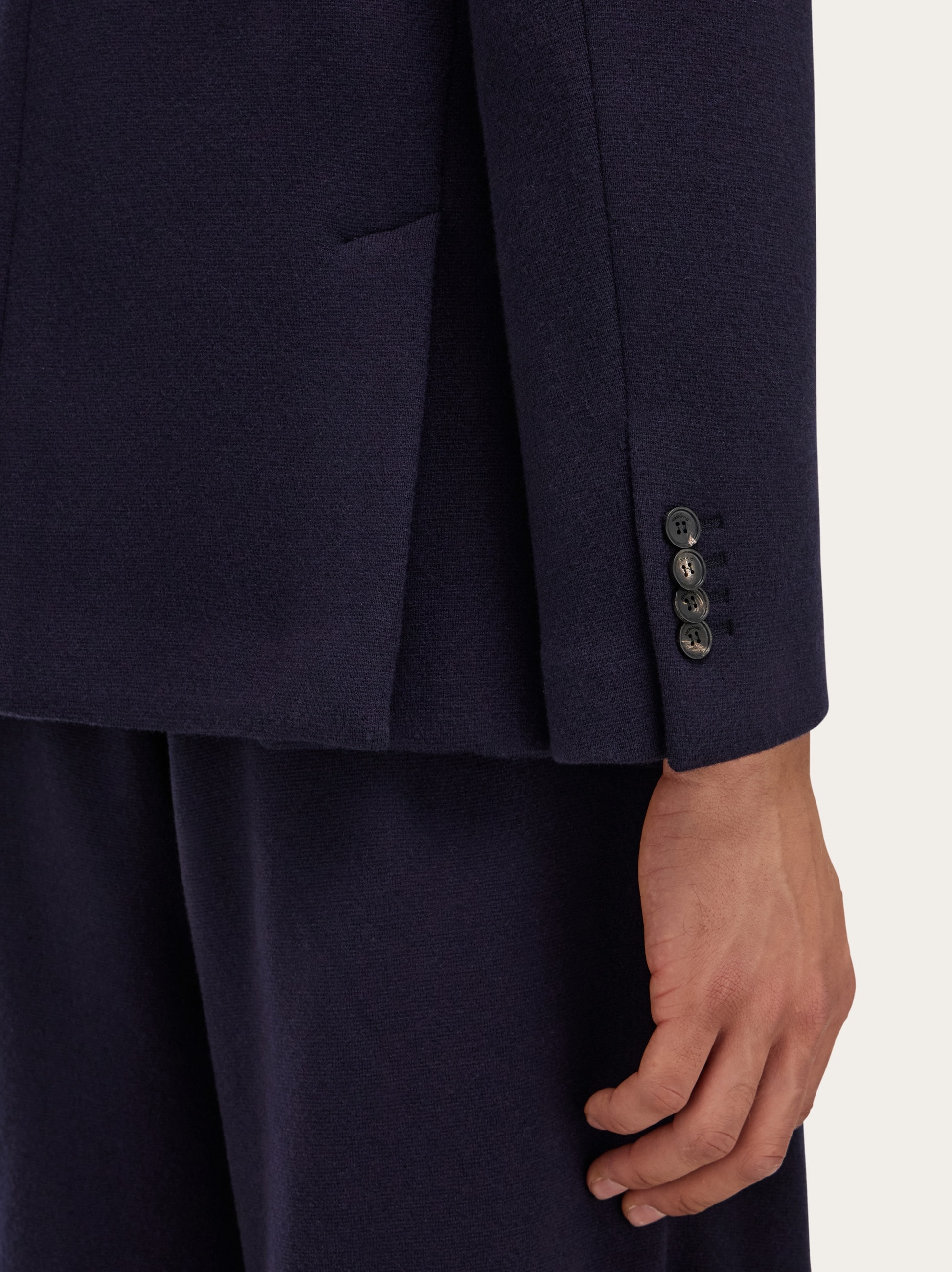 Single breasted jersey blazer - Men | Ferragamo