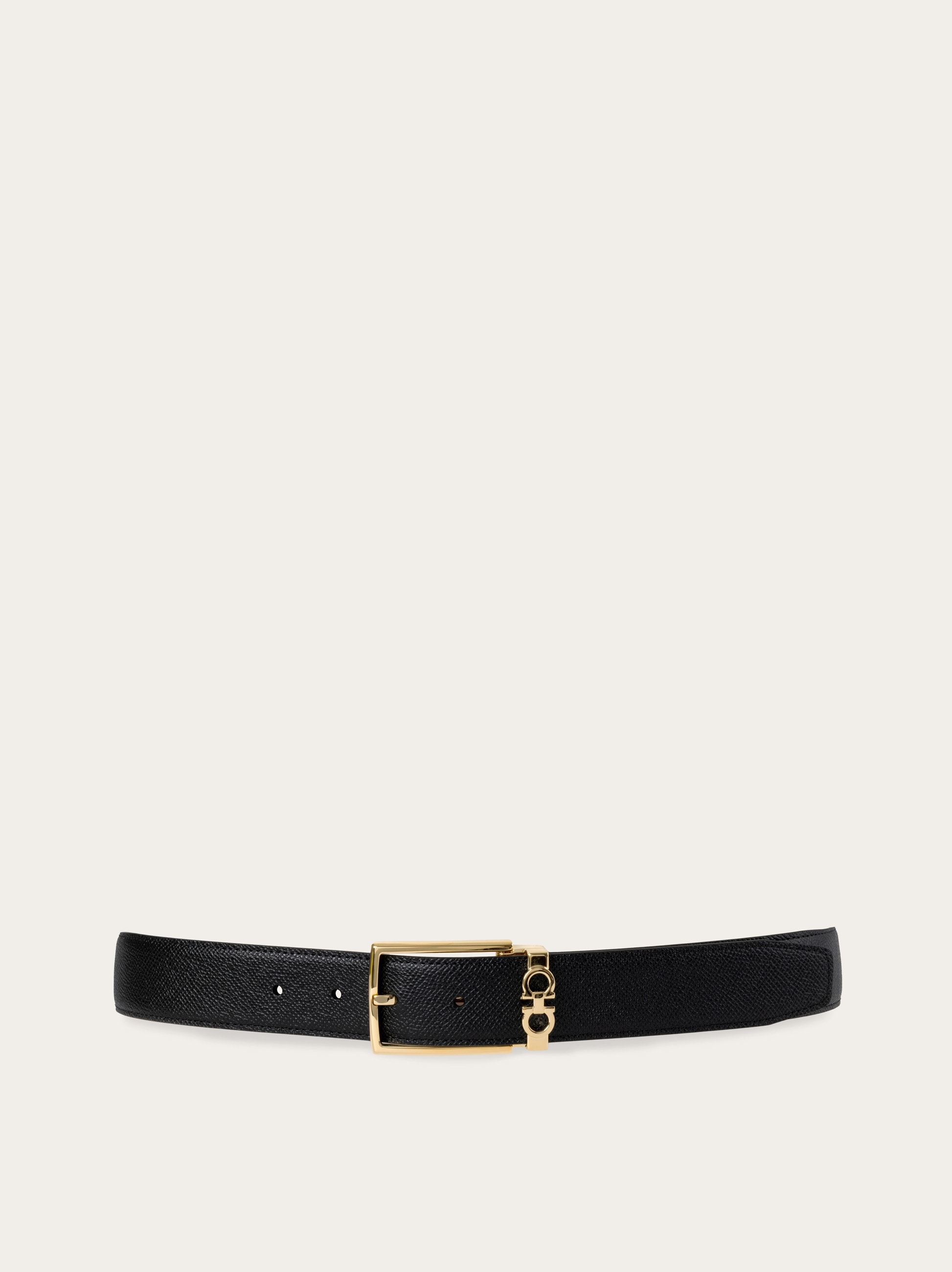 Reversible and adjustable Gancini belt - Men | Ferragamo