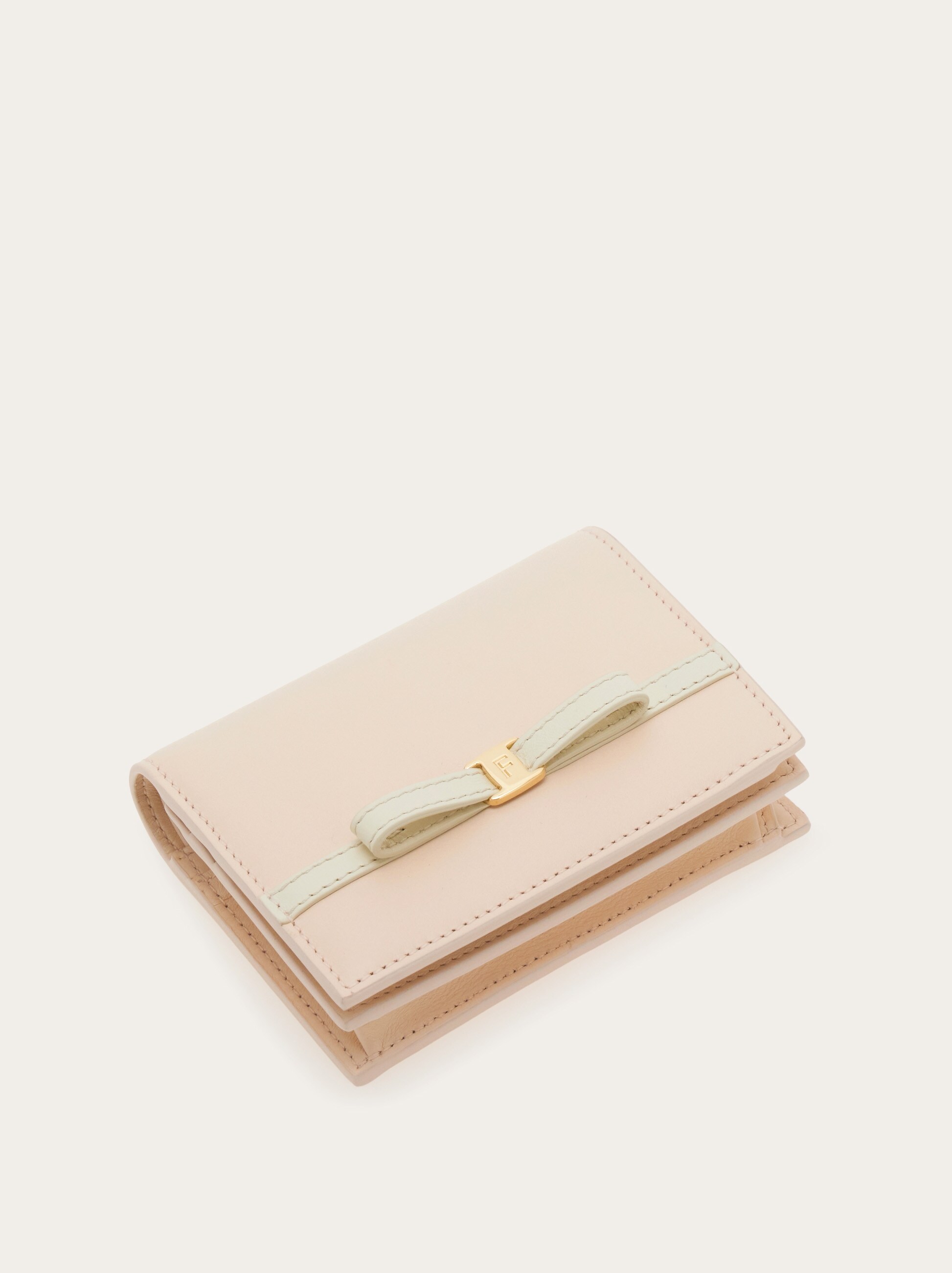 ミニ リボン 二つ折り財布 - ウィメンズ | Ferragamo