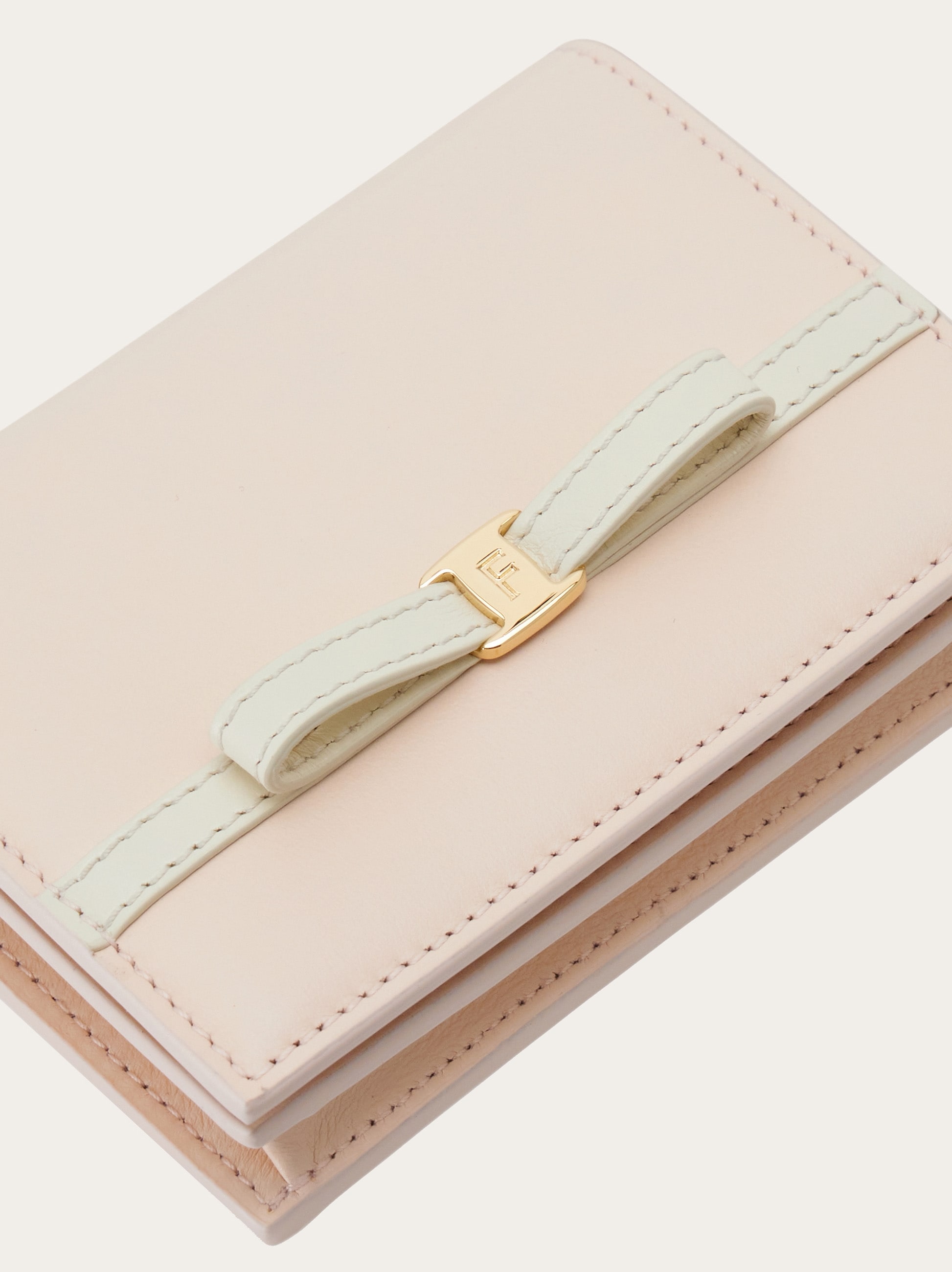 ミニ リボン 二つ折り財布 - ウィメンズ | Ferragamo