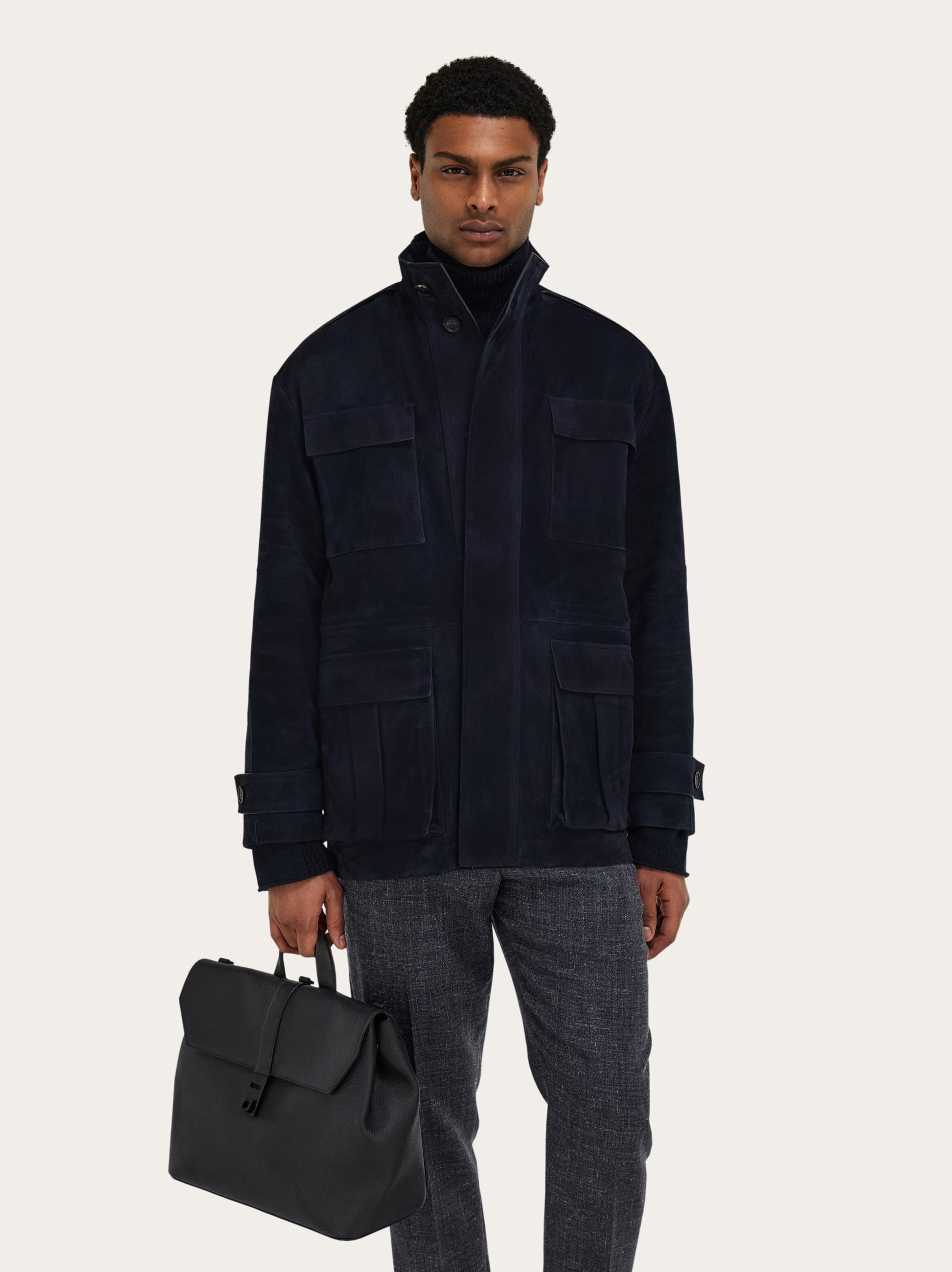 Hug buckle travel briefcase - Men | Ferragamo