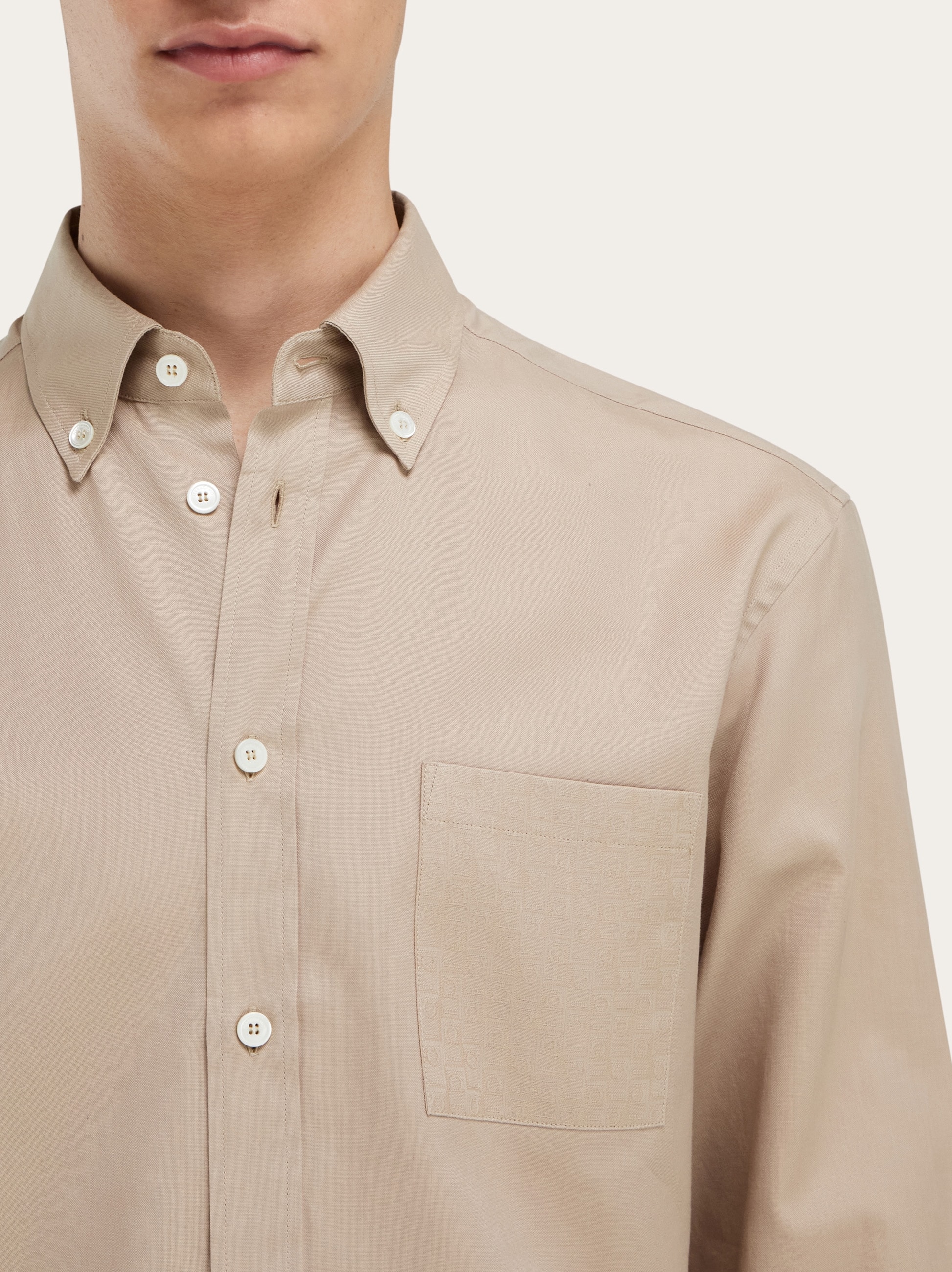 Ferragamo Monogram shirt - Men | Ferragamo