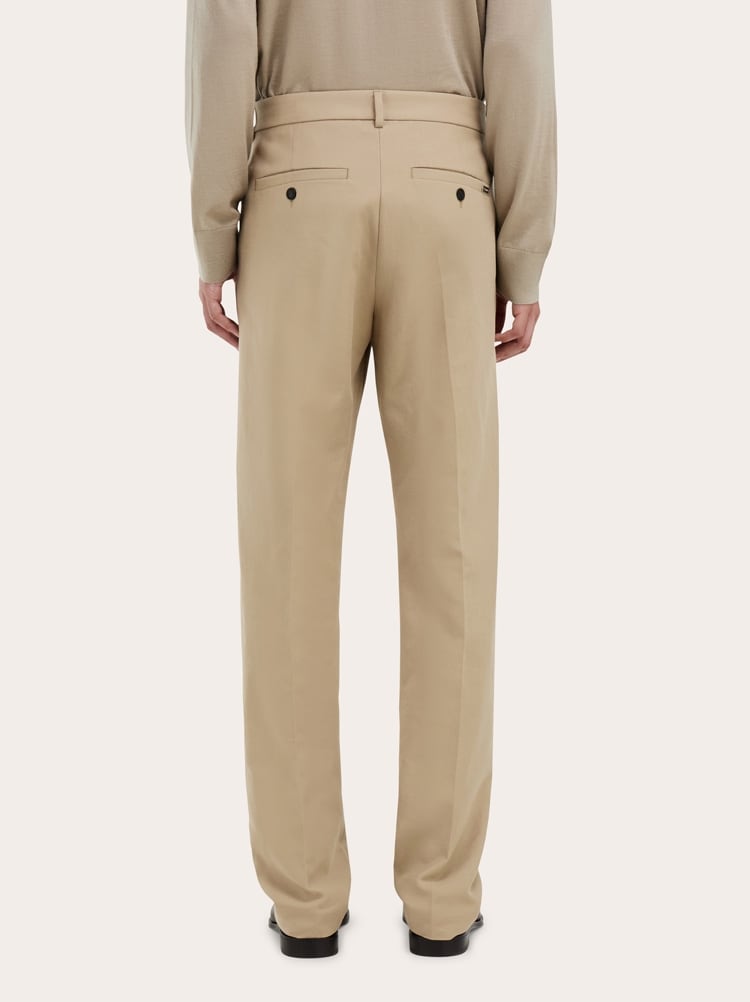 Cotton cashmere chinos Gallery image 4