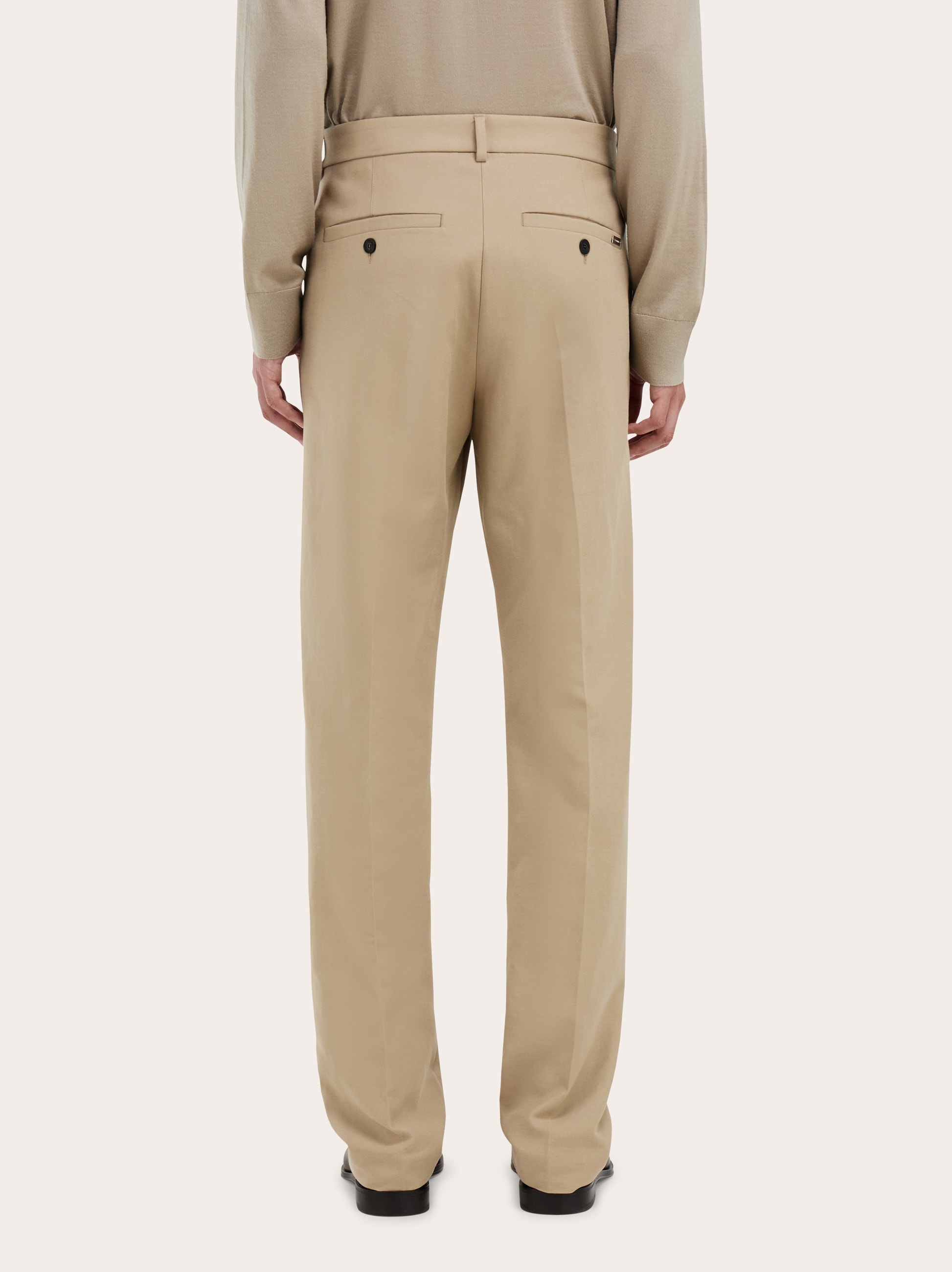 Cotton blend chinos - Men | Ferragamo