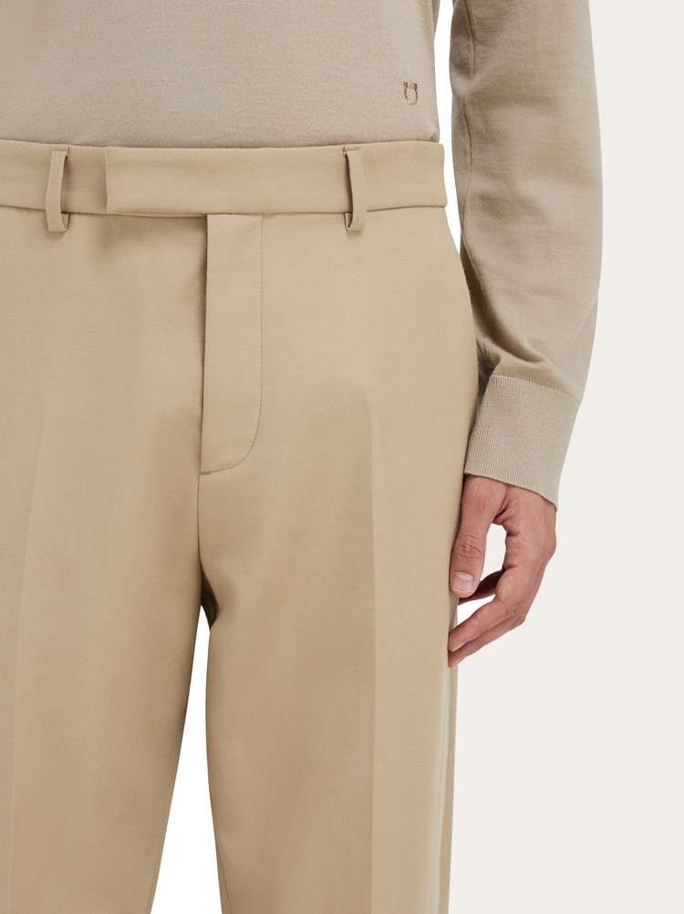 Cotton cashmere chinos Gallery image 6