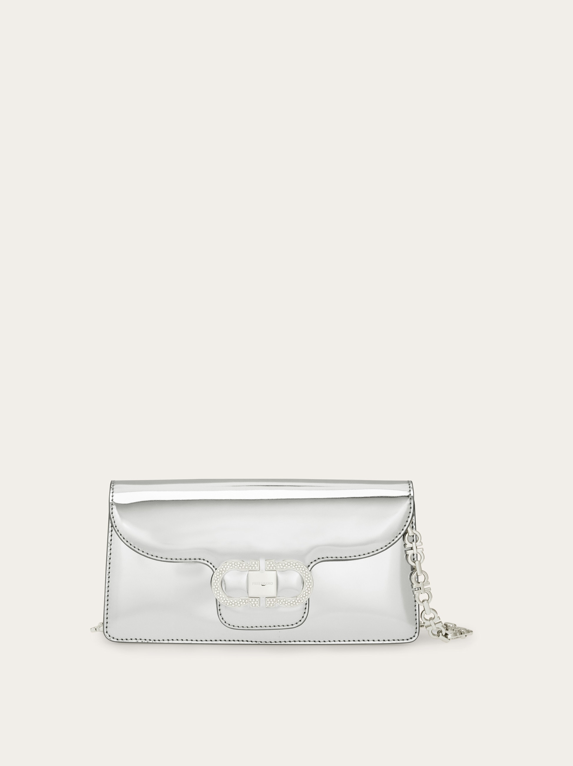 Mini bag double Gancini chain - Women | Ferragamo