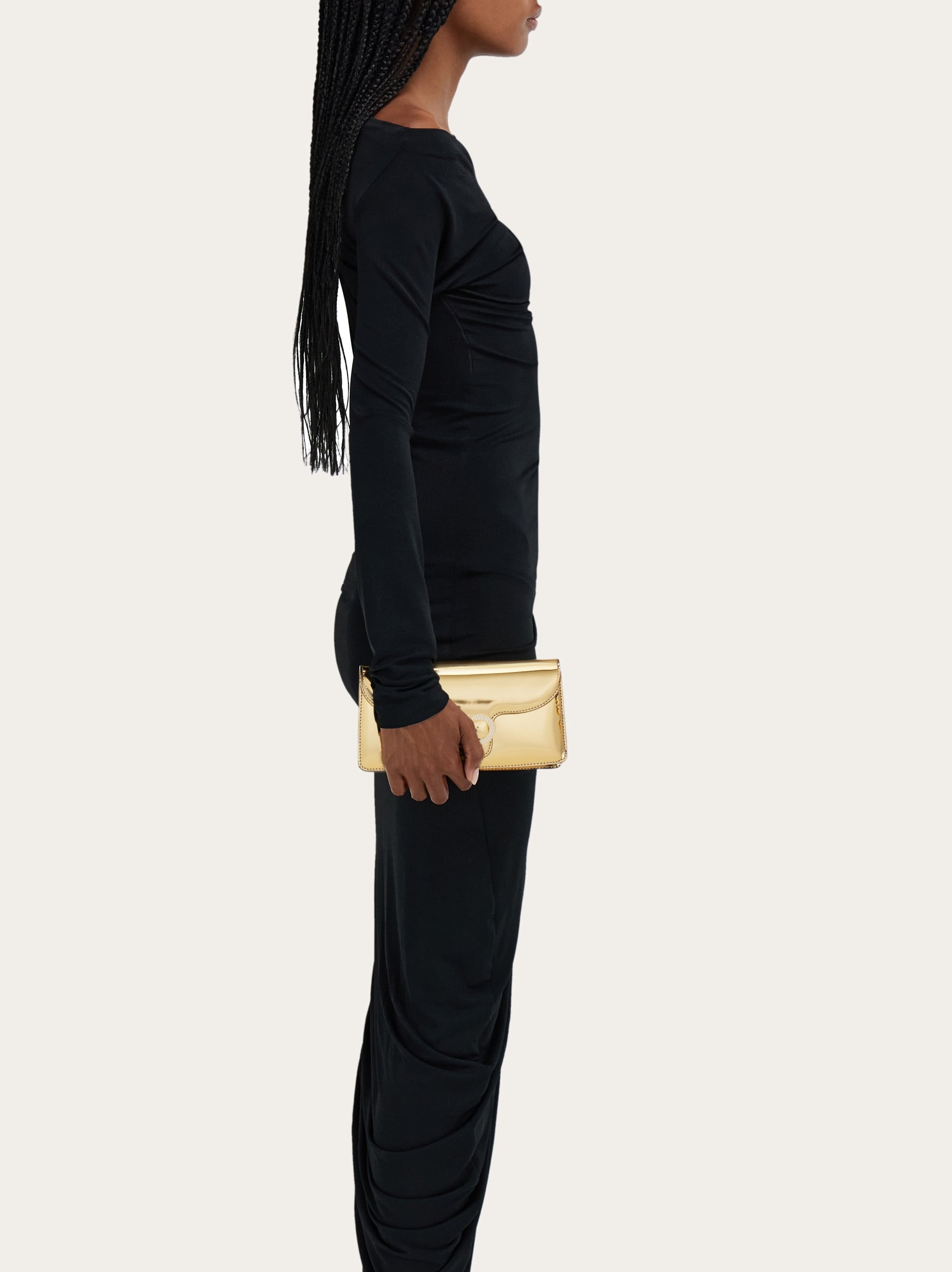 Mini bag Double Gancini chain - Women | Ferragamo