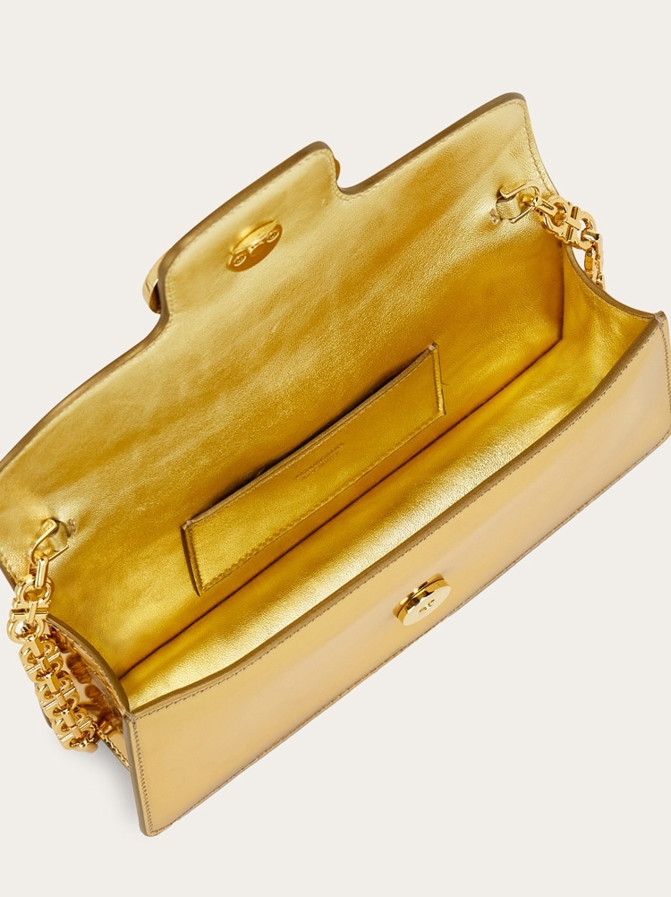 Mini bag catena Double Gancini Gallery image 5