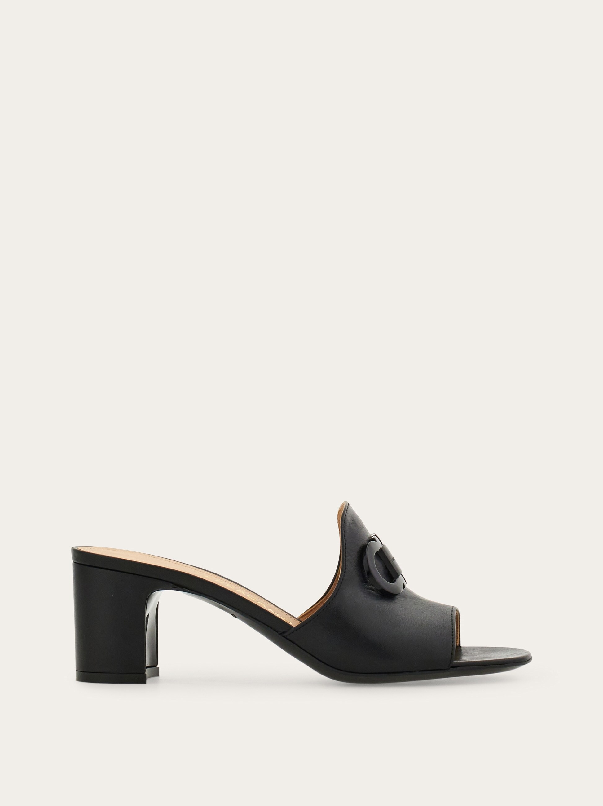 フェラガモ Ferrgamo Gancini heeled slide - Women | Ferragamo