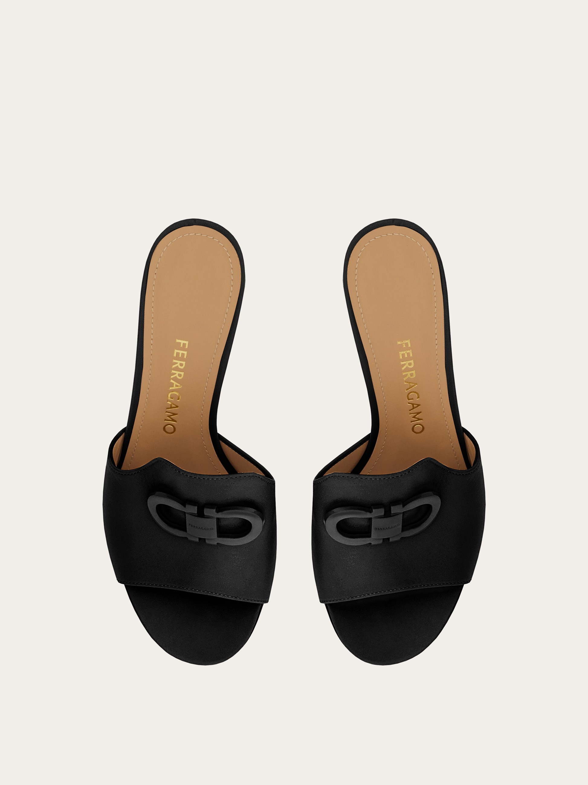 Gancini heeled slide - Women | Ferragamo