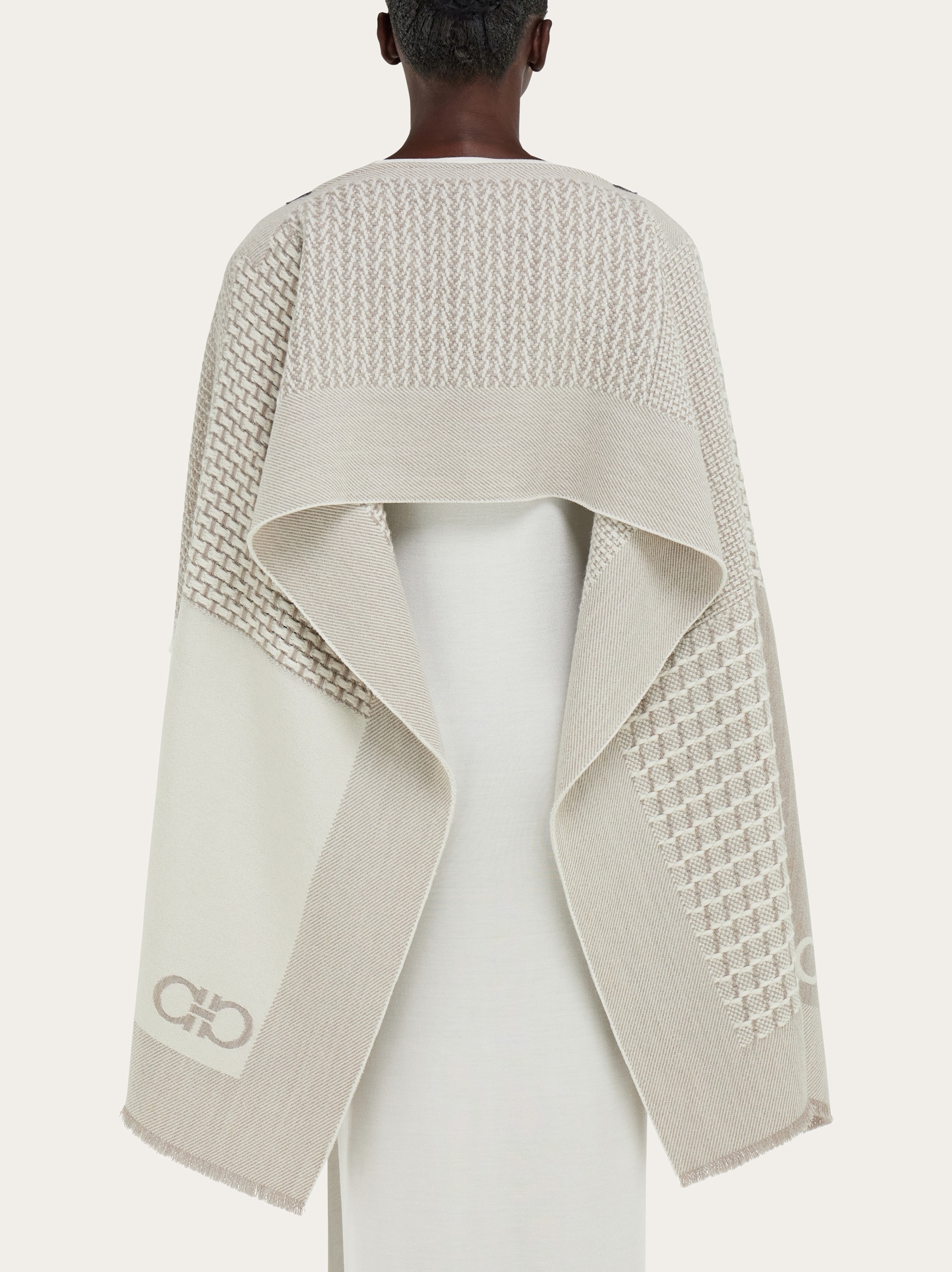 Jacquard cape - Women | Ferragamo