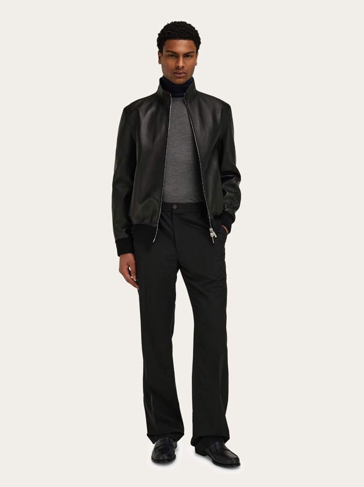 Reversible nappa blouson Gallery image 6