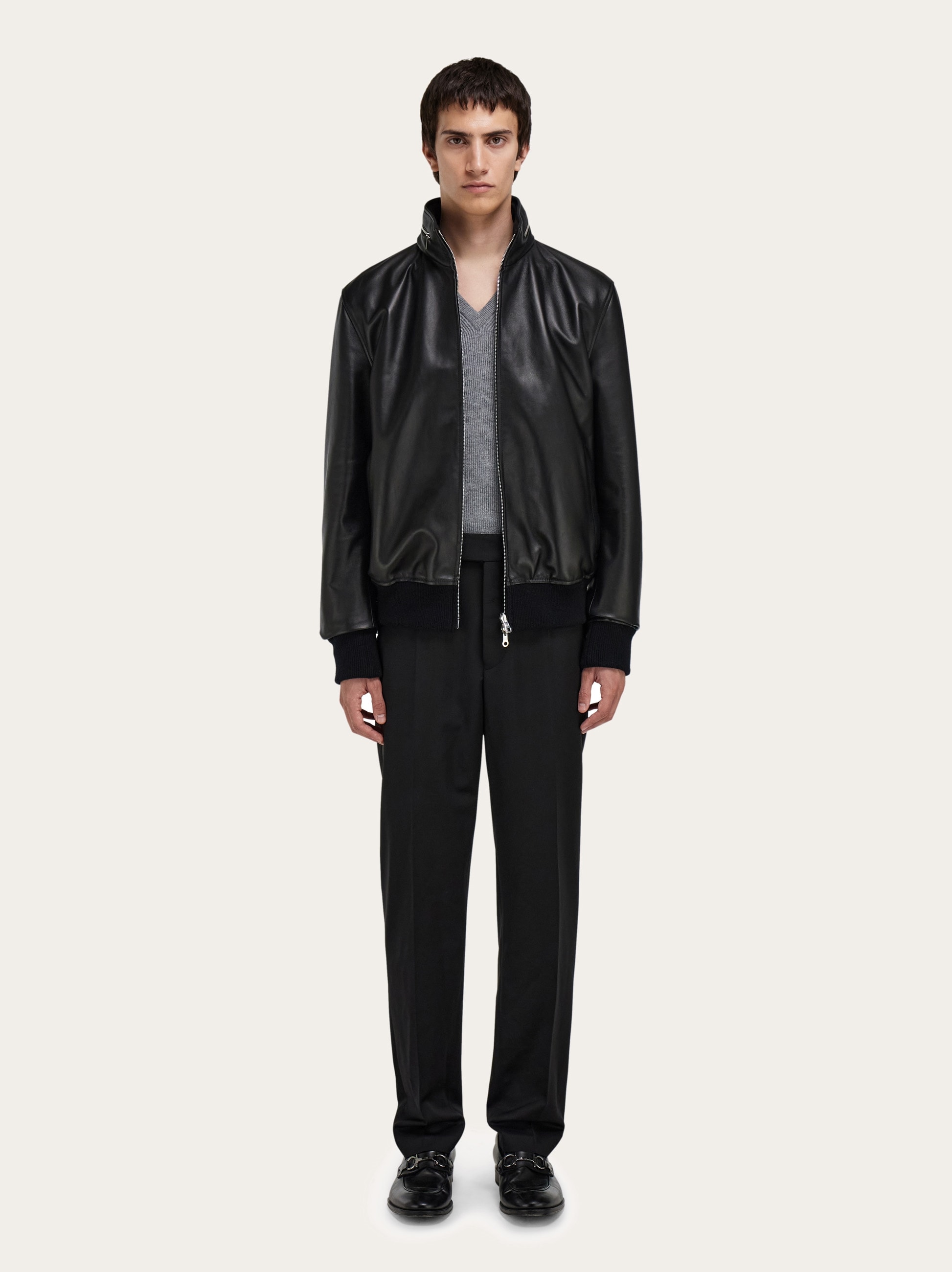 SalvatoreFerragamoメンズシャツジャケット　ブルゾン ブルゾン - メンズ | Ferragamo