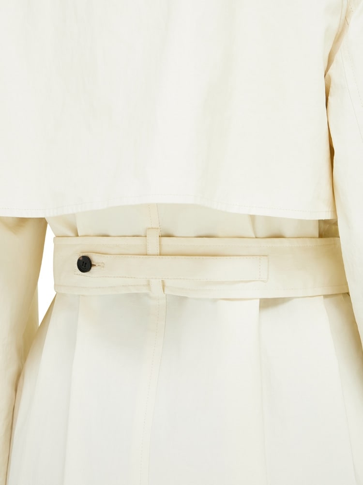 Trench in lino spalmato Gallery image 6